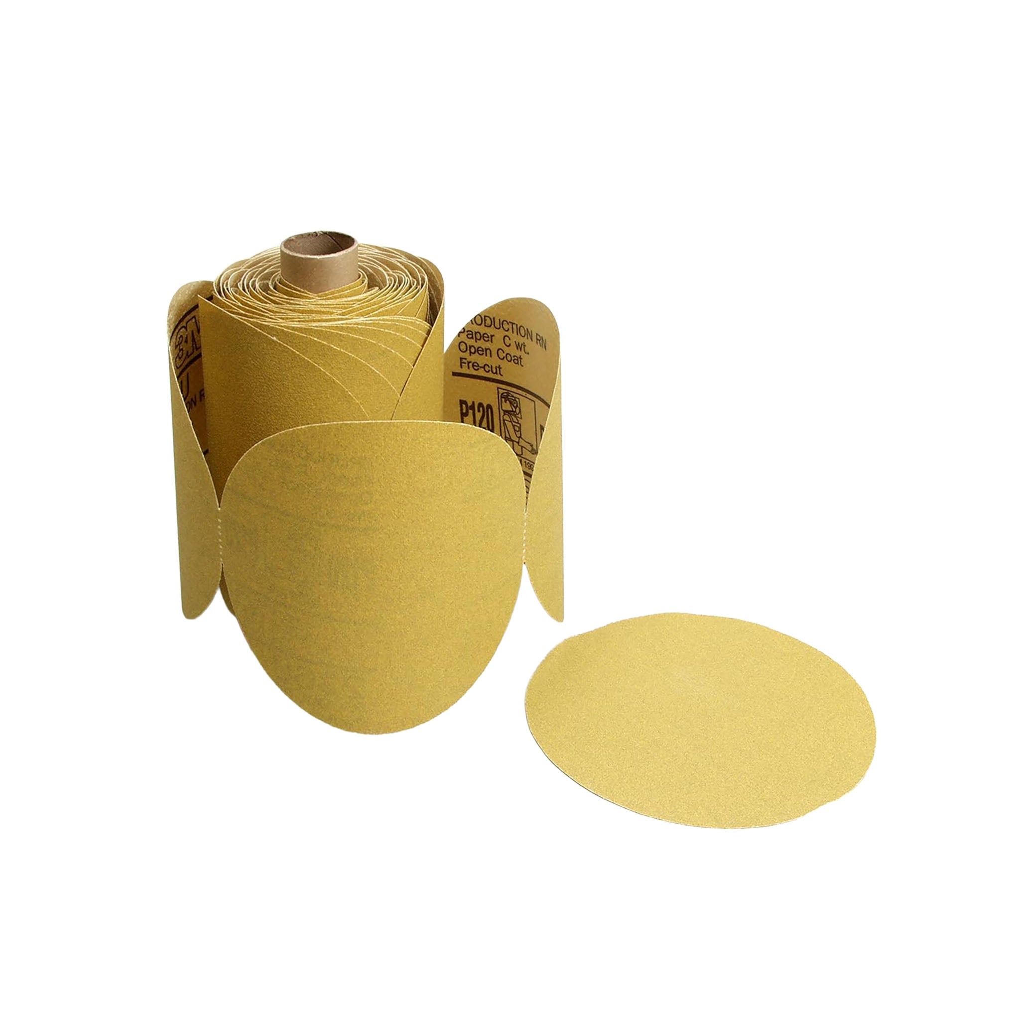 3M 01439 - Stikit Gold 6" P180A Disc Roll (175 Discs)