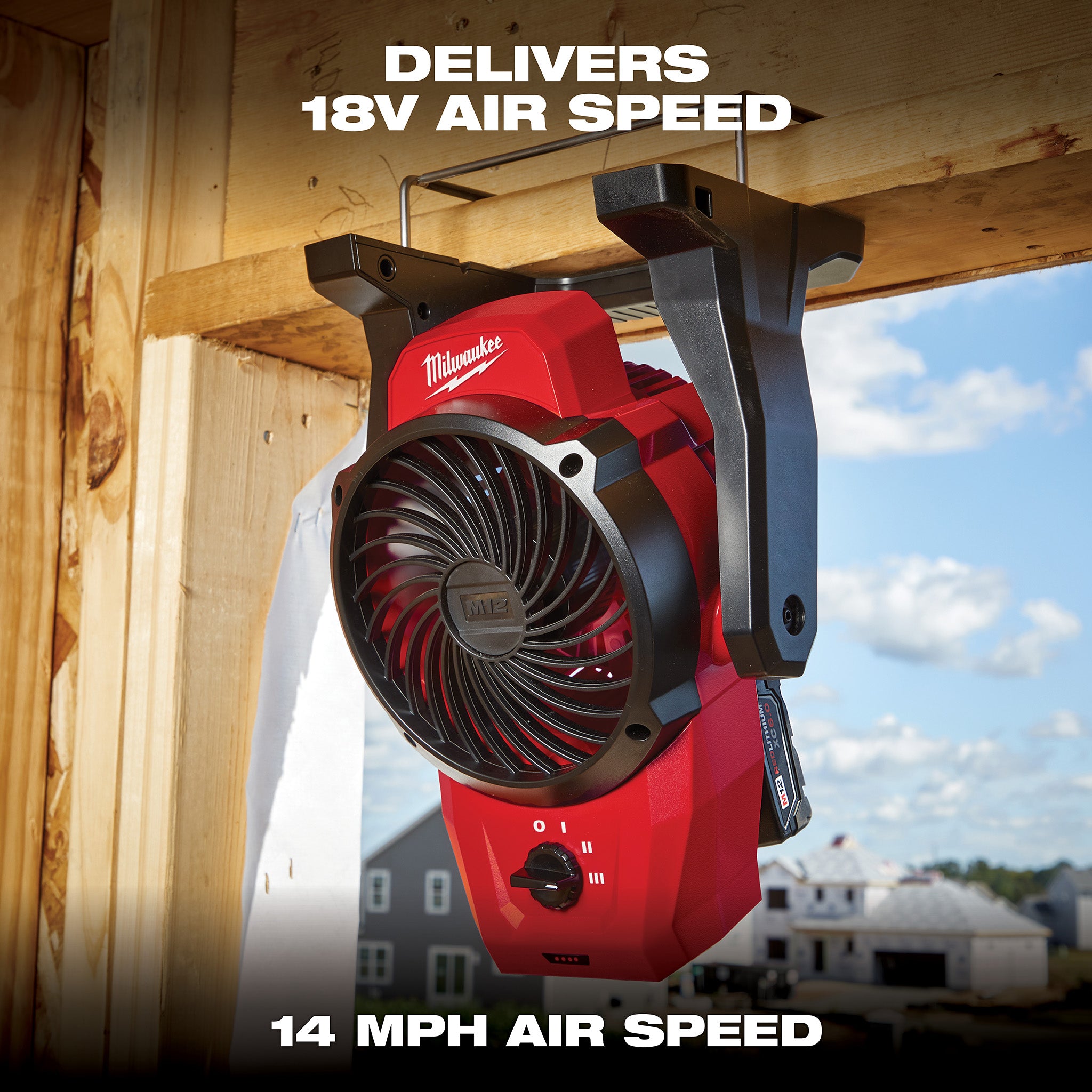 Milwaukee 0820-20 - M12 Mounting Fan (Tool Only)