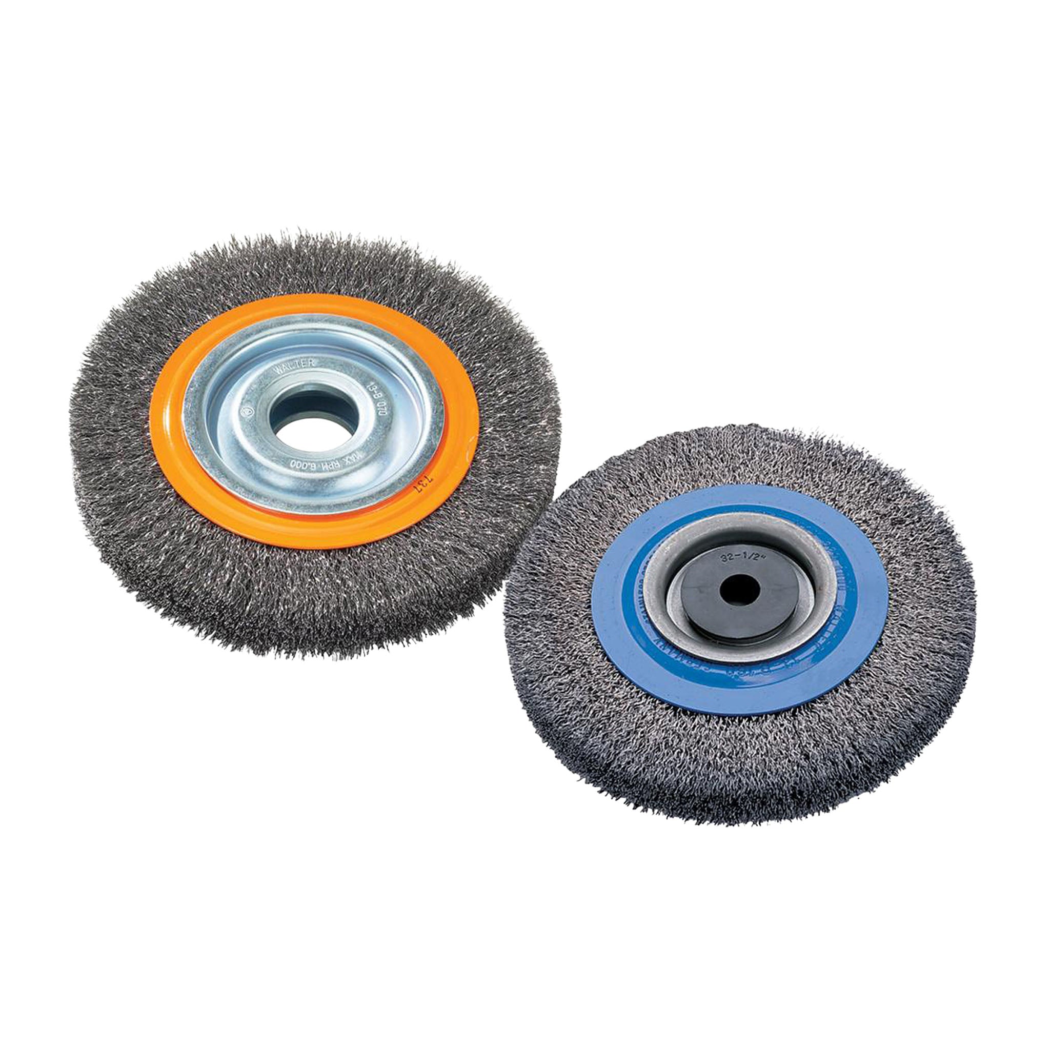 WALTER 13B061 - Stringer Bead Wheel Brush, 6"