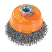 WALTER 13D302 - 3" Carbon Steel Wire Cup Brush, M14 x 1.25