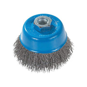 WALTER 13E514 - 5" Stainless Crimped Wire Cup Brush, 5/8"-11
