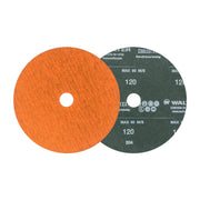 WALTER 15X712 Coolcut XX - 7" Ceramic Sanding Discs, 120-Grit (25-Pack)