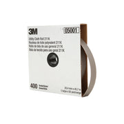 3M 211K - Rouleau de toile abrasive, 2,54 cm x 45,7 m, grain 400 - 7000118353