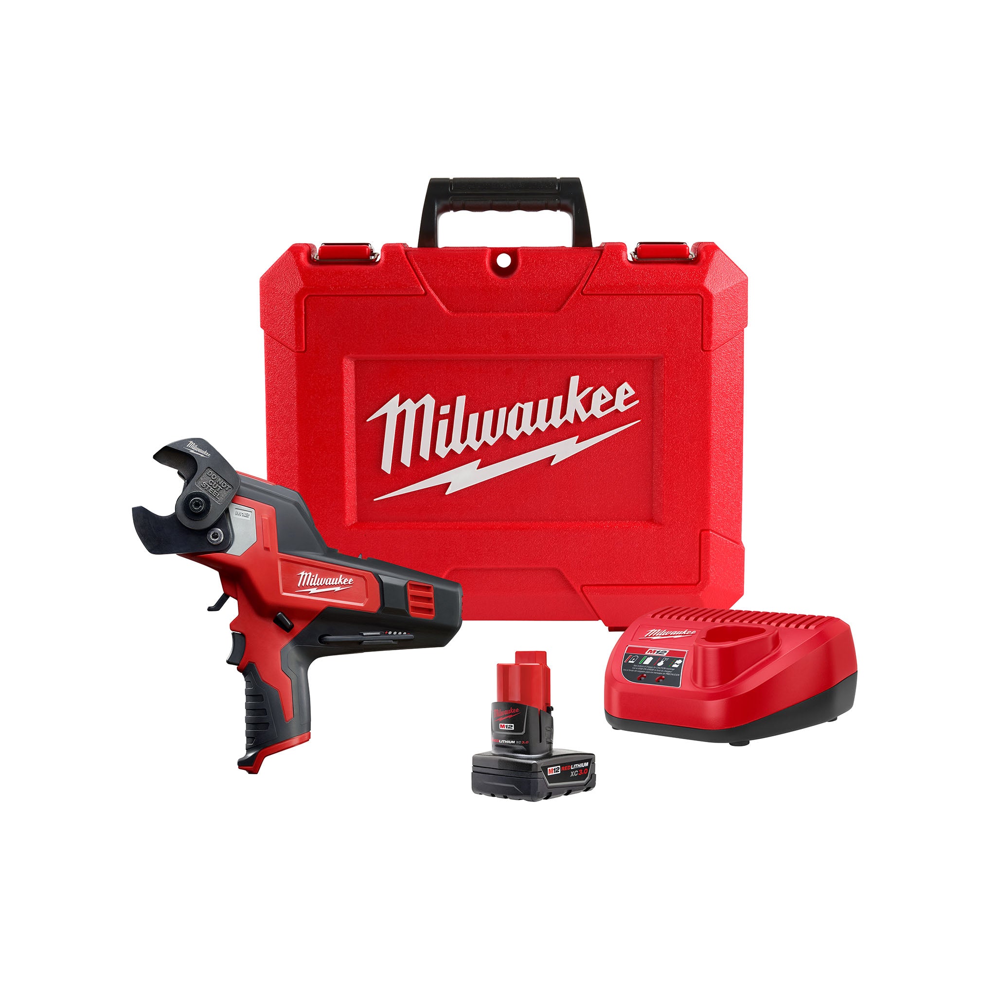 Milwaukee 2472-21XC - M12 FORCE LOGIC 600 MCM Cable Cutter (Kit)