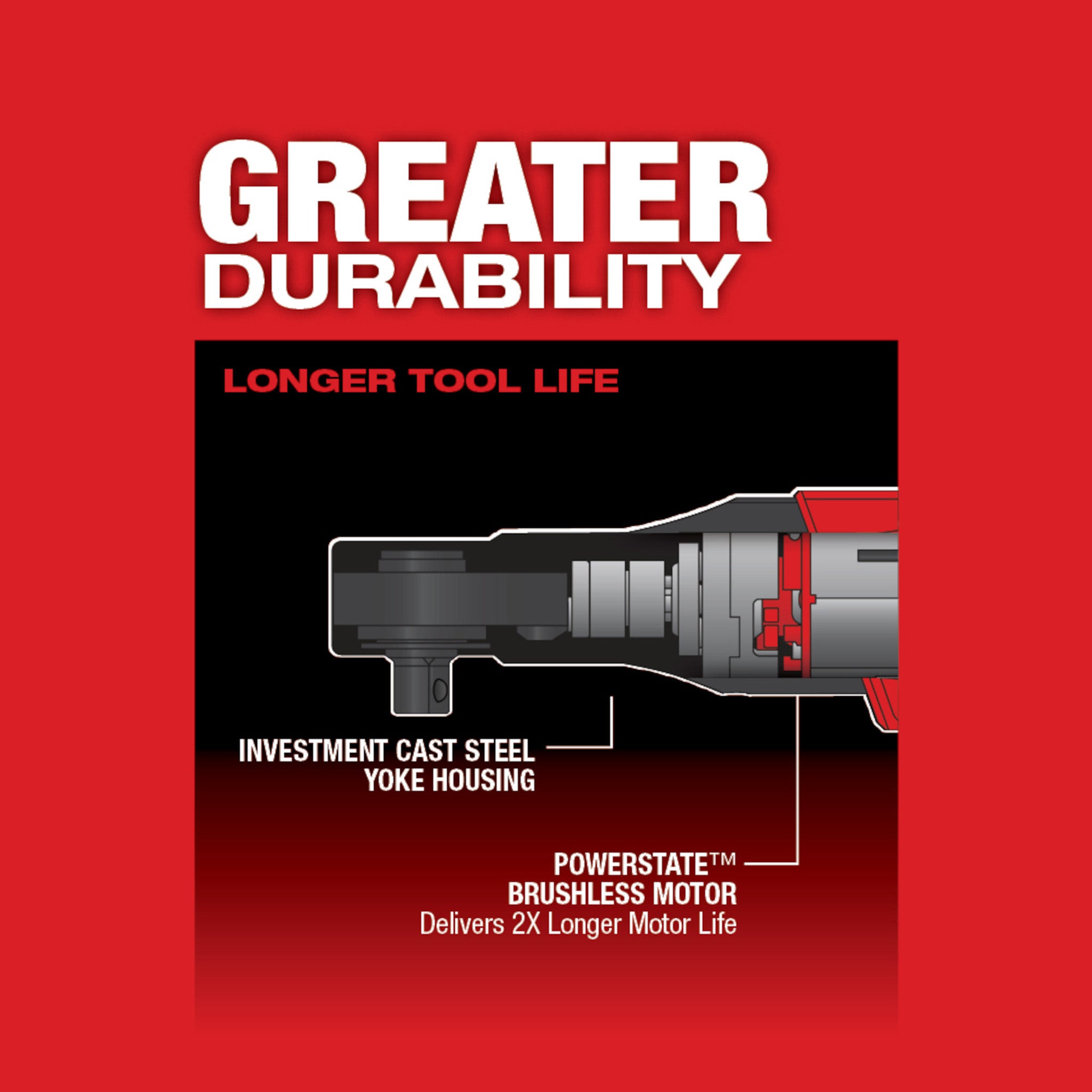 Milwaukee 2557-22 - M12 FUEL 12V Lithium-Ion Brushless Cordless 3/8-Inch Ratchet Kit W/ (2) 2.0Ah Batteries & Tool Bag