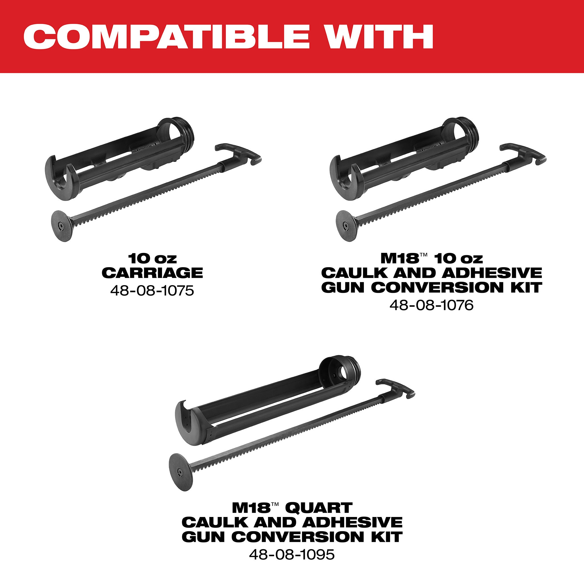 Milwaukee 2641-20 - M18 10 oz Caulk Gun (Tool Only)