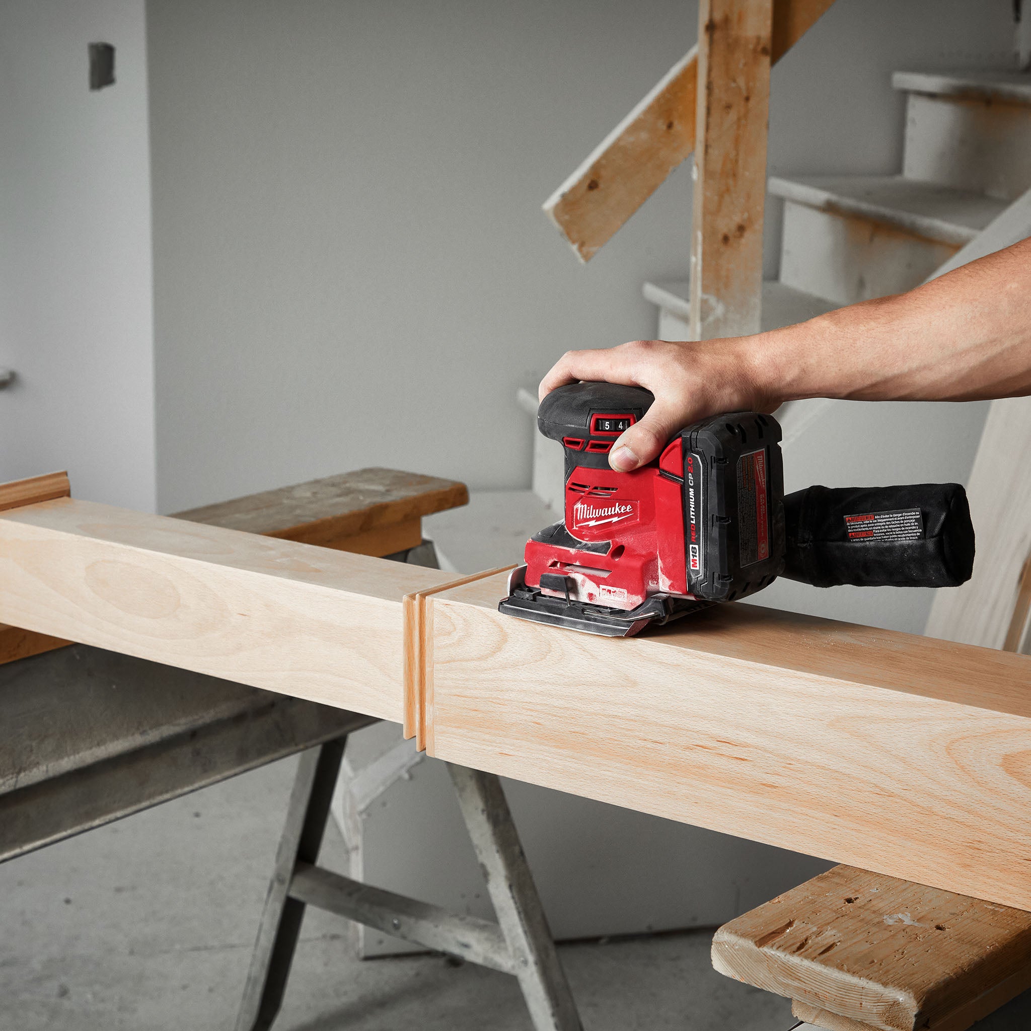 Milwaukee 2649-20 - M18 1/4-Sheet Sander (Tool Only)