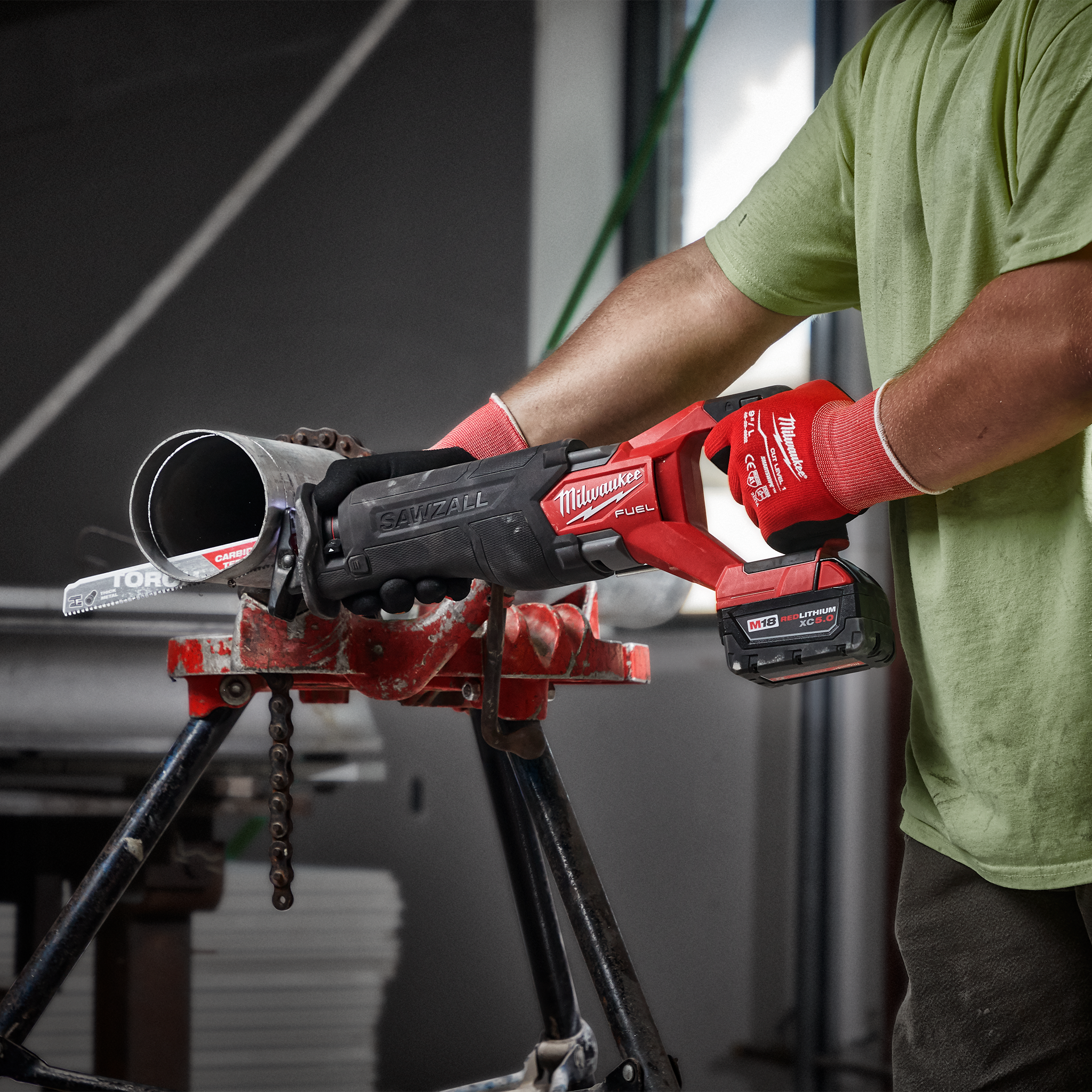 Milwaukee 48-11-1850 - Batterie REDLITHIUM 18 V M18 Lithium-Ion haute capacité (XC) 5,0 Ah