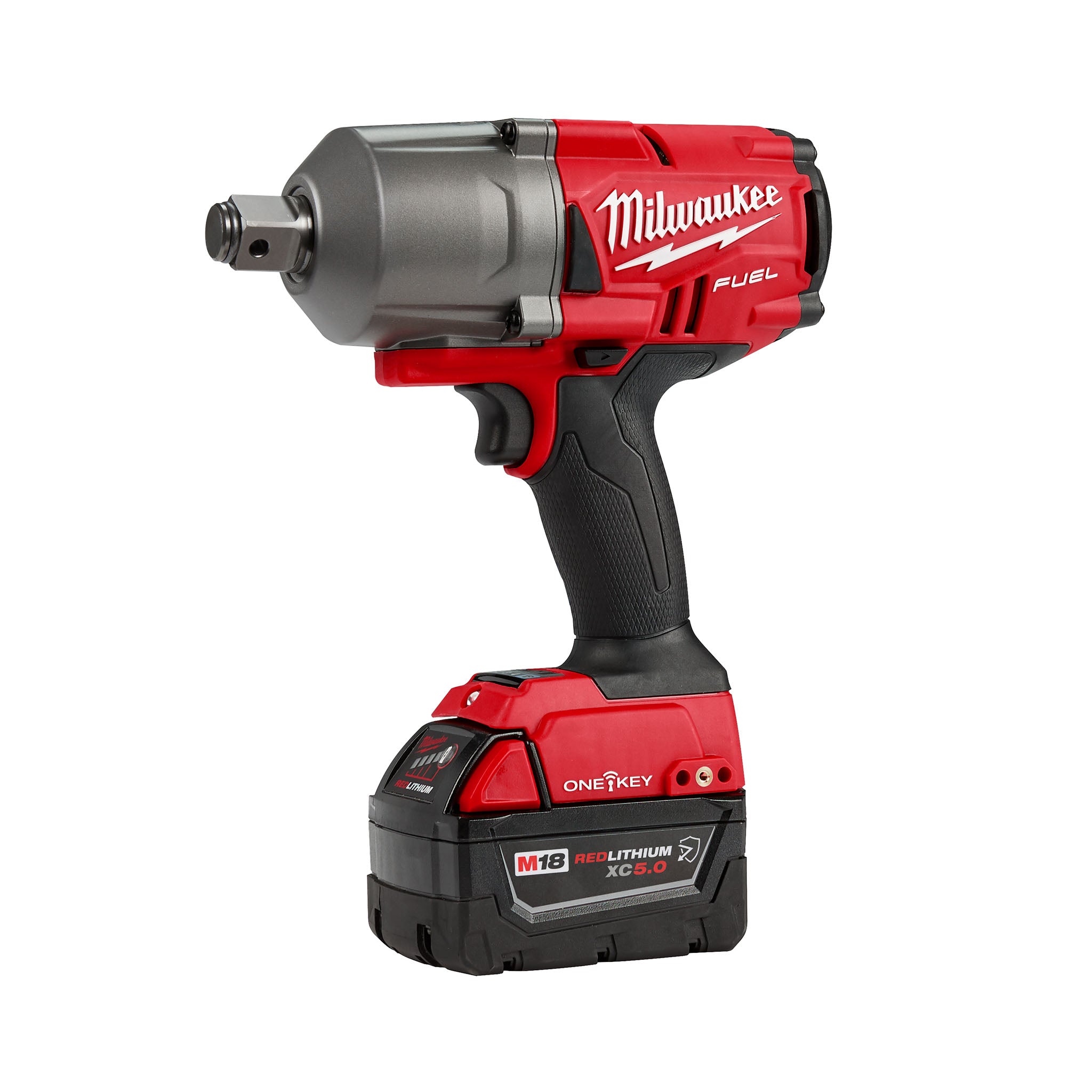 Milwaukee 2967-22 - M18 FUEL ONE-KEY 18V High-Torque Impact Wrench w/ Friction Ring, Batteries & Charger (Kit)