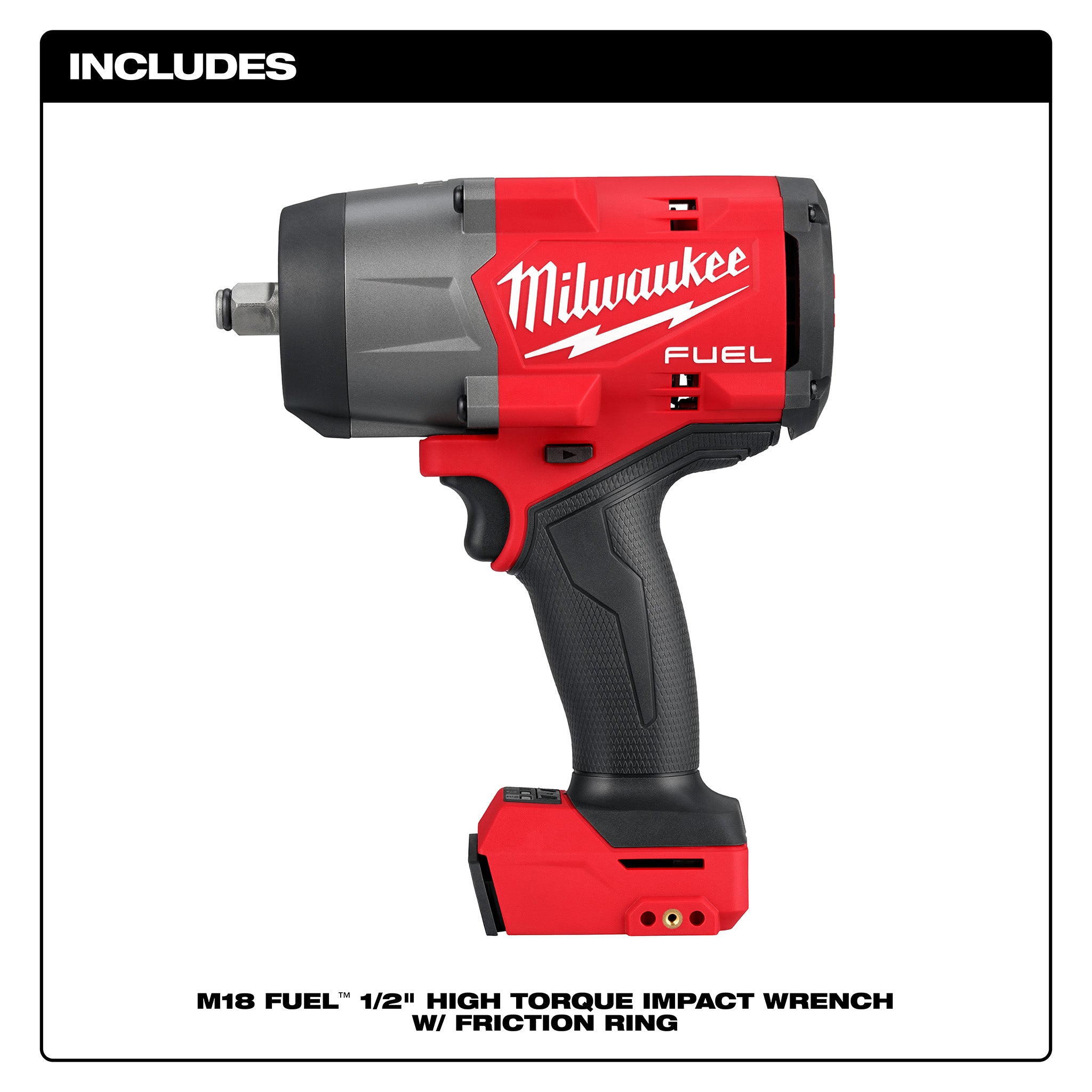Milwaukee 2967-20 - M18 FUEL 1/2" High Torque Impact Wrench w/ Friction Ring (Tool Only)