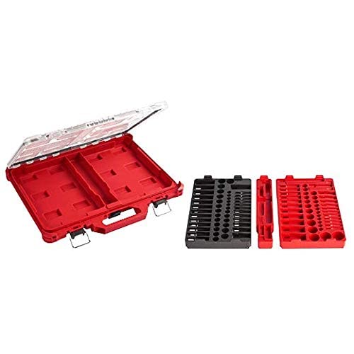 Milwaukee 48-22-9486T - PACKOUT 106-Pc 1/4" & 3/8" Ratchet/Socket Set (SAE/Metric)