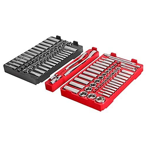 Milwaukee 48-22-9486T - PACKOUT 106-Pc 1/4" & 3/8" Ratchet/Socket Set (SAE/Metric)