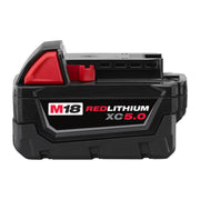 Milwaukee 48-11-1850 - Batterie REDLITHIUM 18 V M18 Lithium-Ion haute capacité (XC) 5,0 Ah