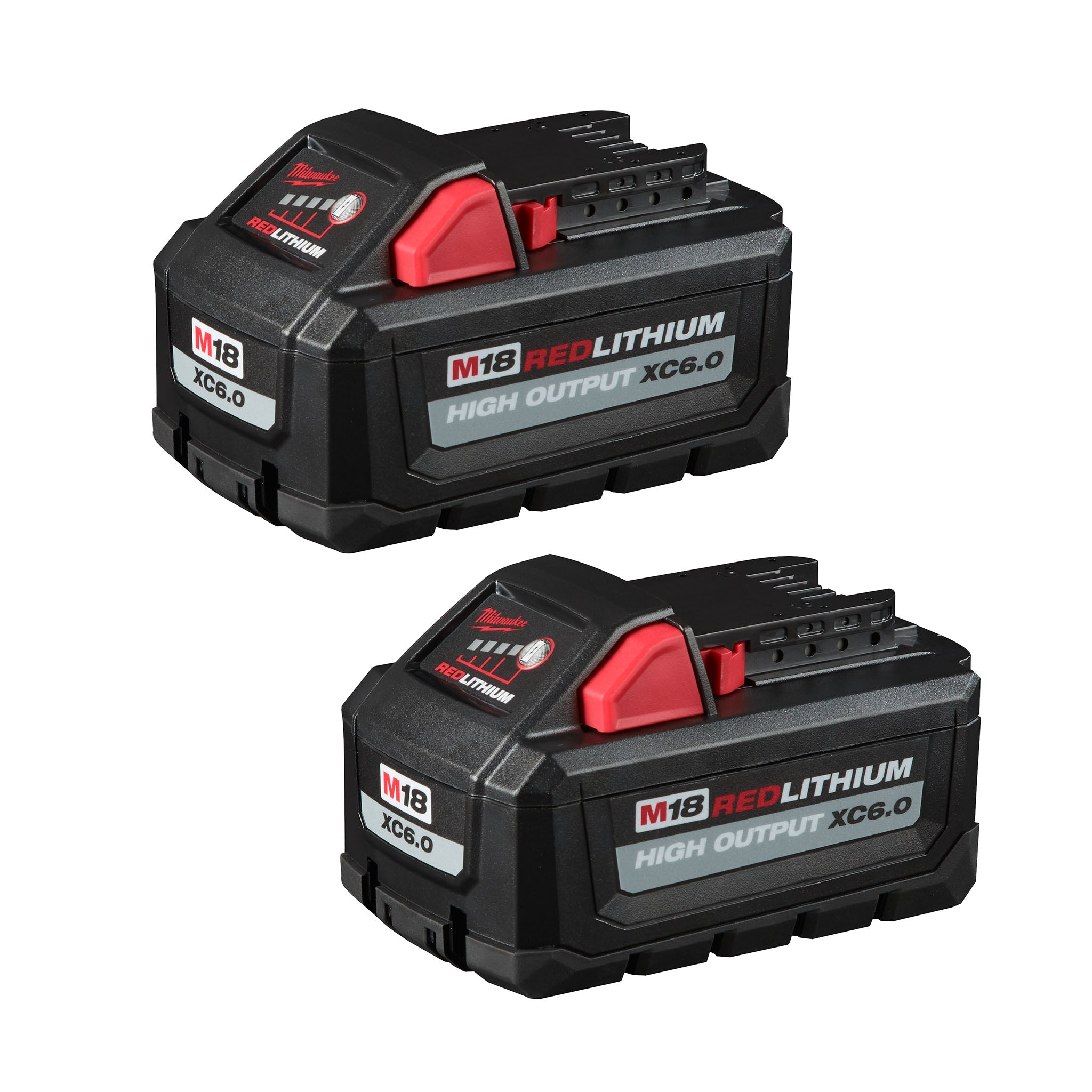 Milwaukee 48-11-1862 - (2-Pack) M18 REDLITHIUM HIGH OUTPUT XC6.0 Batteries