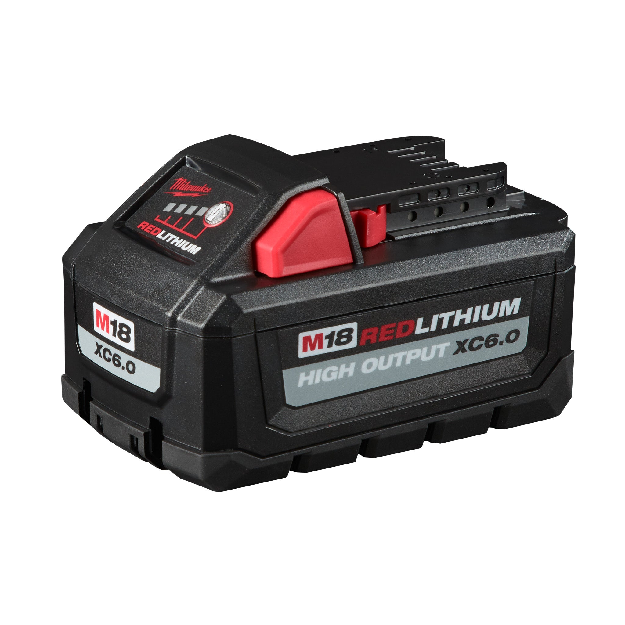 Milwaukee 48-11-1865 - 18V M18 Lithium-Ion Extended Capacity (XC) 6.0 Ah REDLITHIUM HIGH OUTPUT Battery