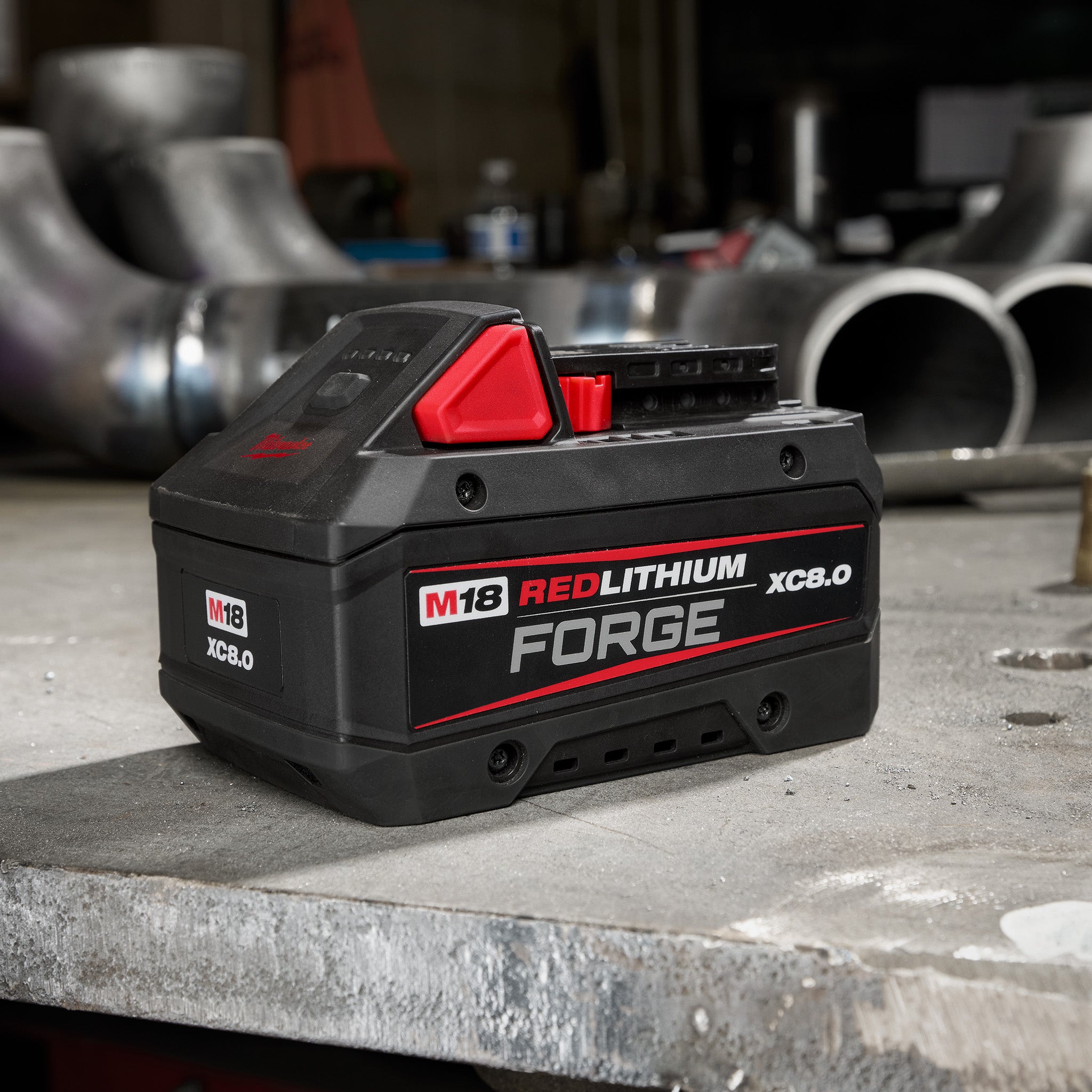 Milwaukee 48-11-1881 - 18V M18 Lithium-Ion Extended Capacity (XC) 8.0 Ah REDLITHIUM FORGE Battery