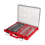 Milwaukee 48-22-9486 - PACKOUT 106-Pc 1/4" & 3/8" Ratchet/Socket Set (SAE/Metric)