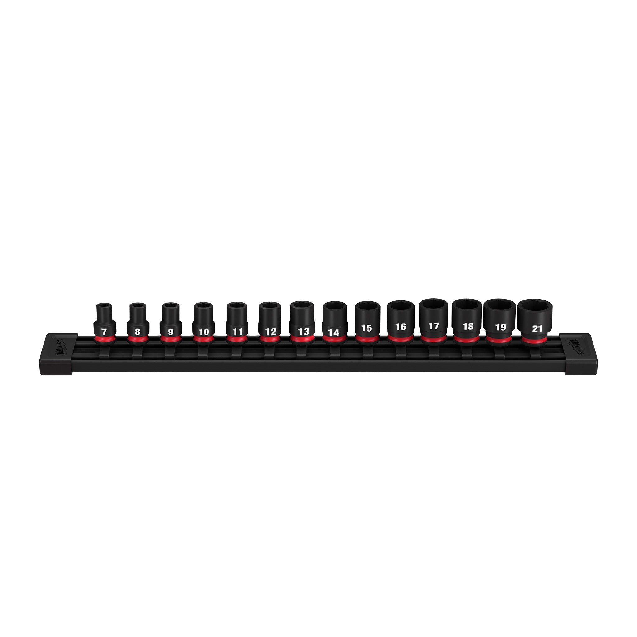 Milwaukee 49-66-7007 - Coffret de 14 douilles courtes 3/8"