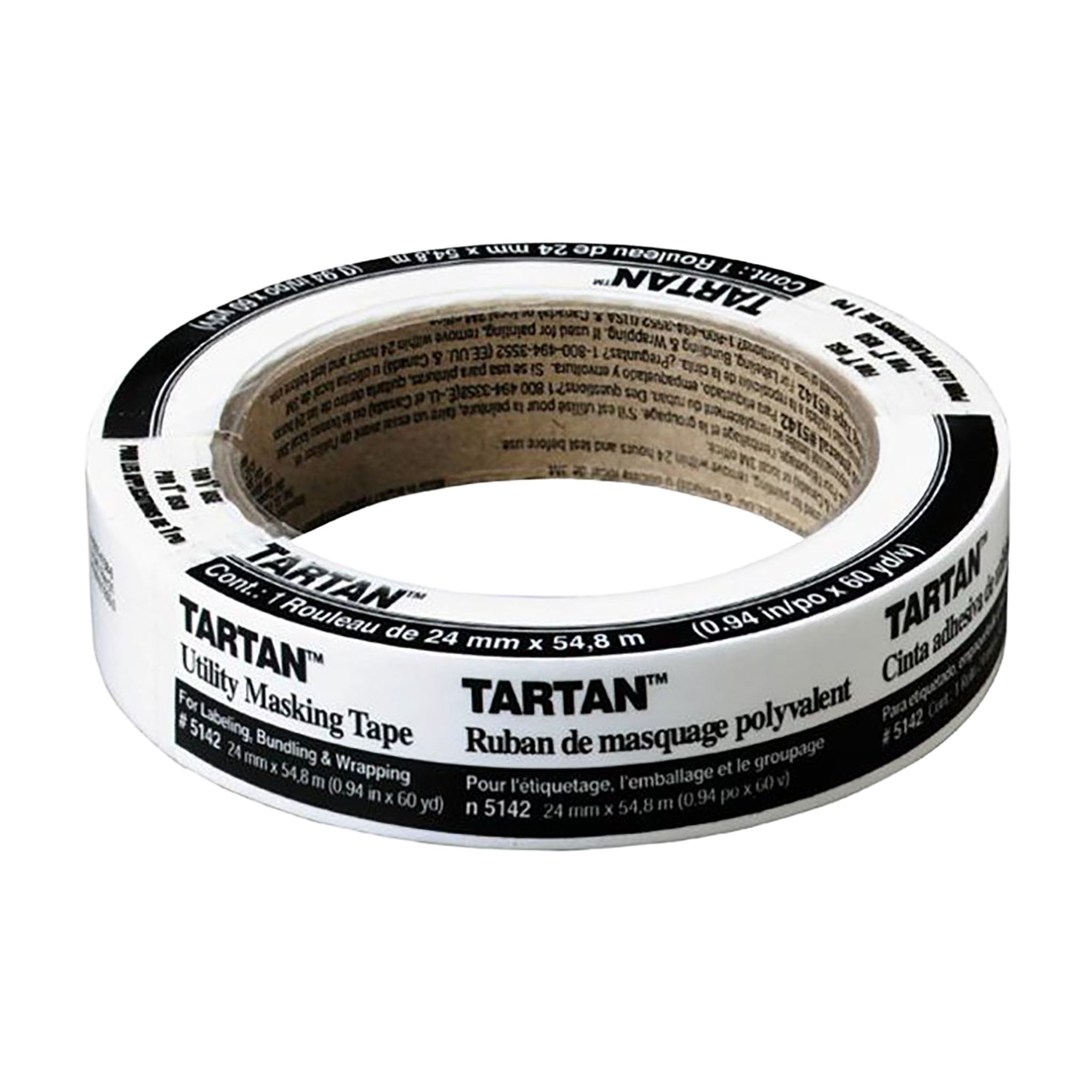 3M 5142-24A - Utility Masking Tape, 24mm x 55m
