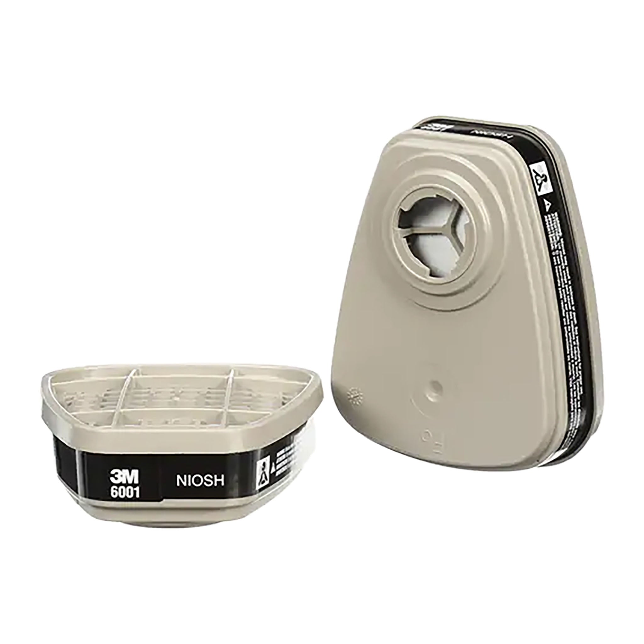 3M 6001 - Organic Vapor Respirator Cartridges (2-Pack)