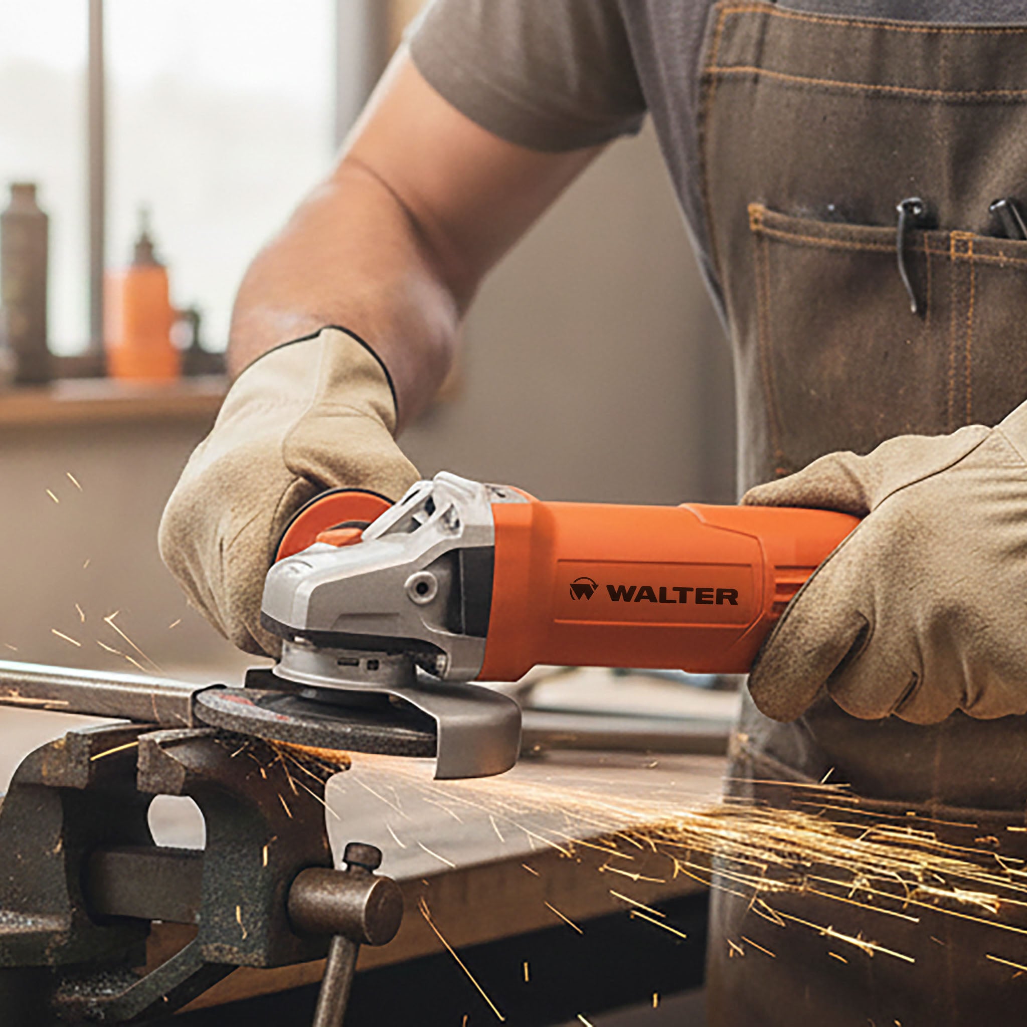 WALTER 6150 - Super 5 Grinder, 5" Dia, 120V