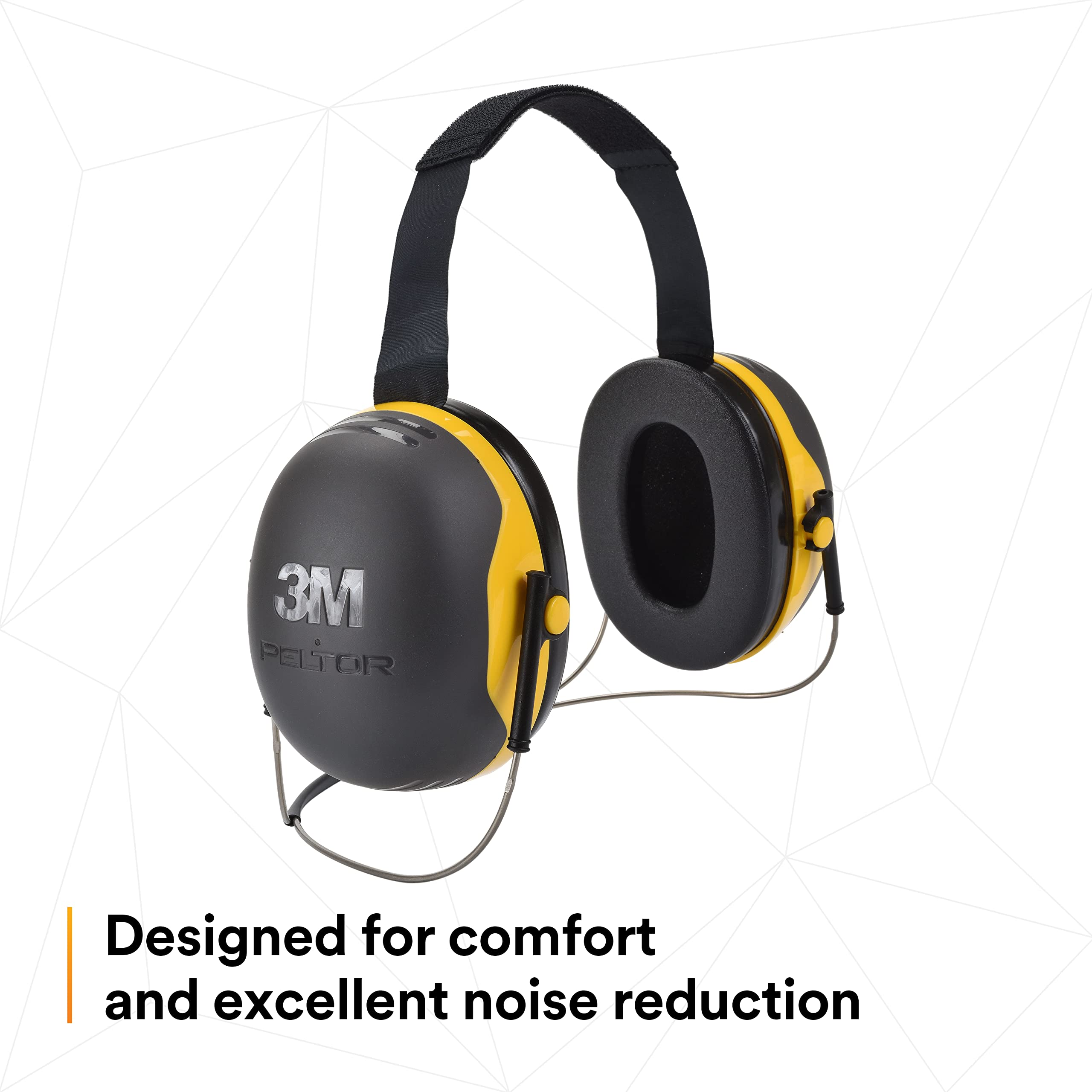 3M X2B - PELTOR X-Series Earmuffs, Behind-The-Head
