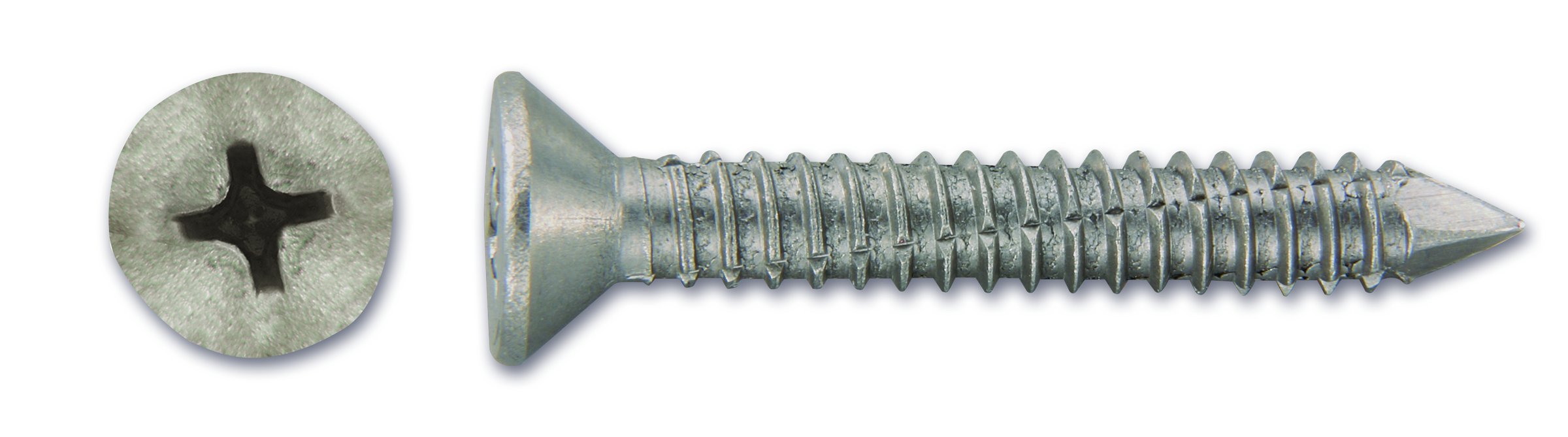 Powers 2889 - 1/4" x 2-1/4" Stainless Screw Anchors (100-Pack)