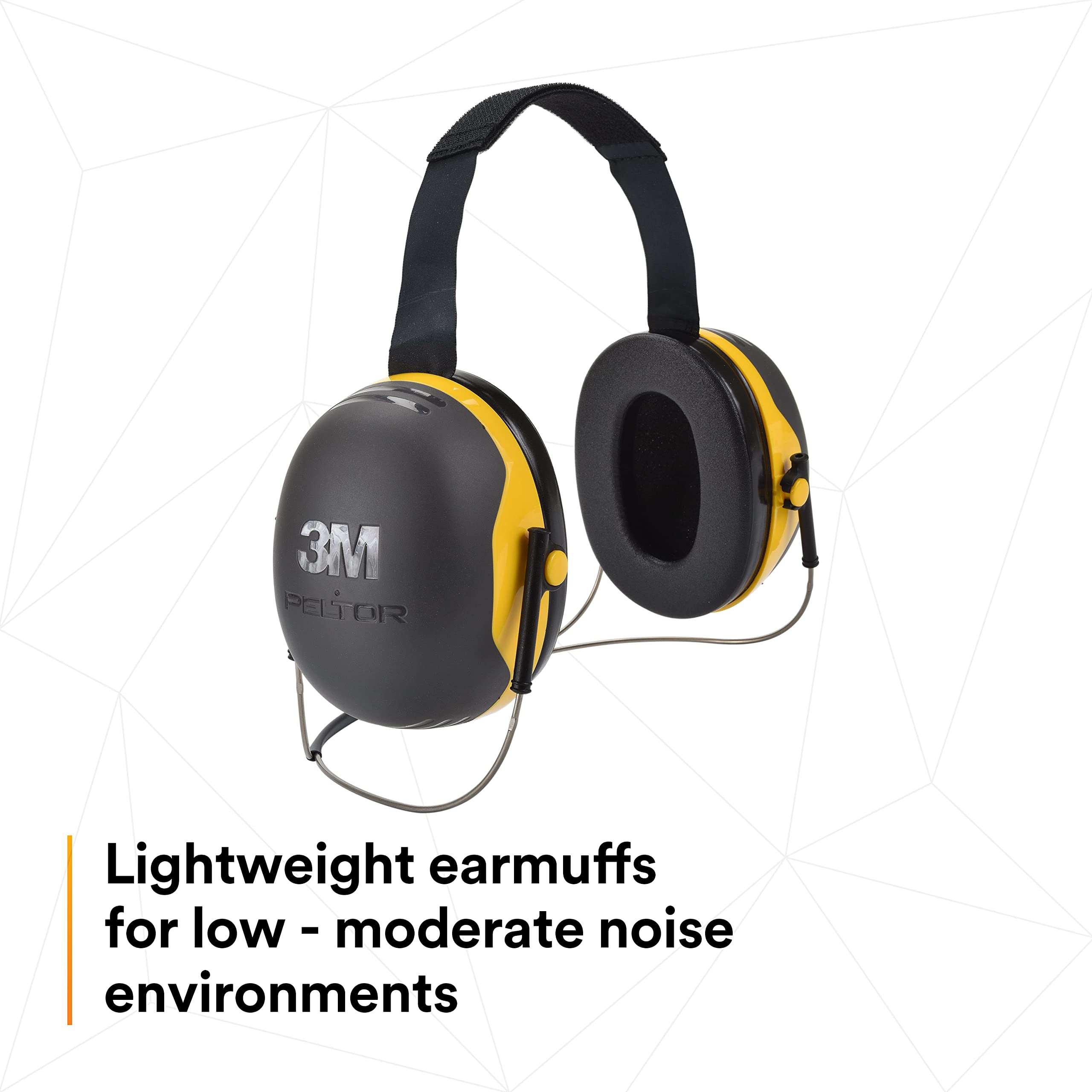 3M X2B - PELTOR X-Series Earmuffs, Behind-The-Head