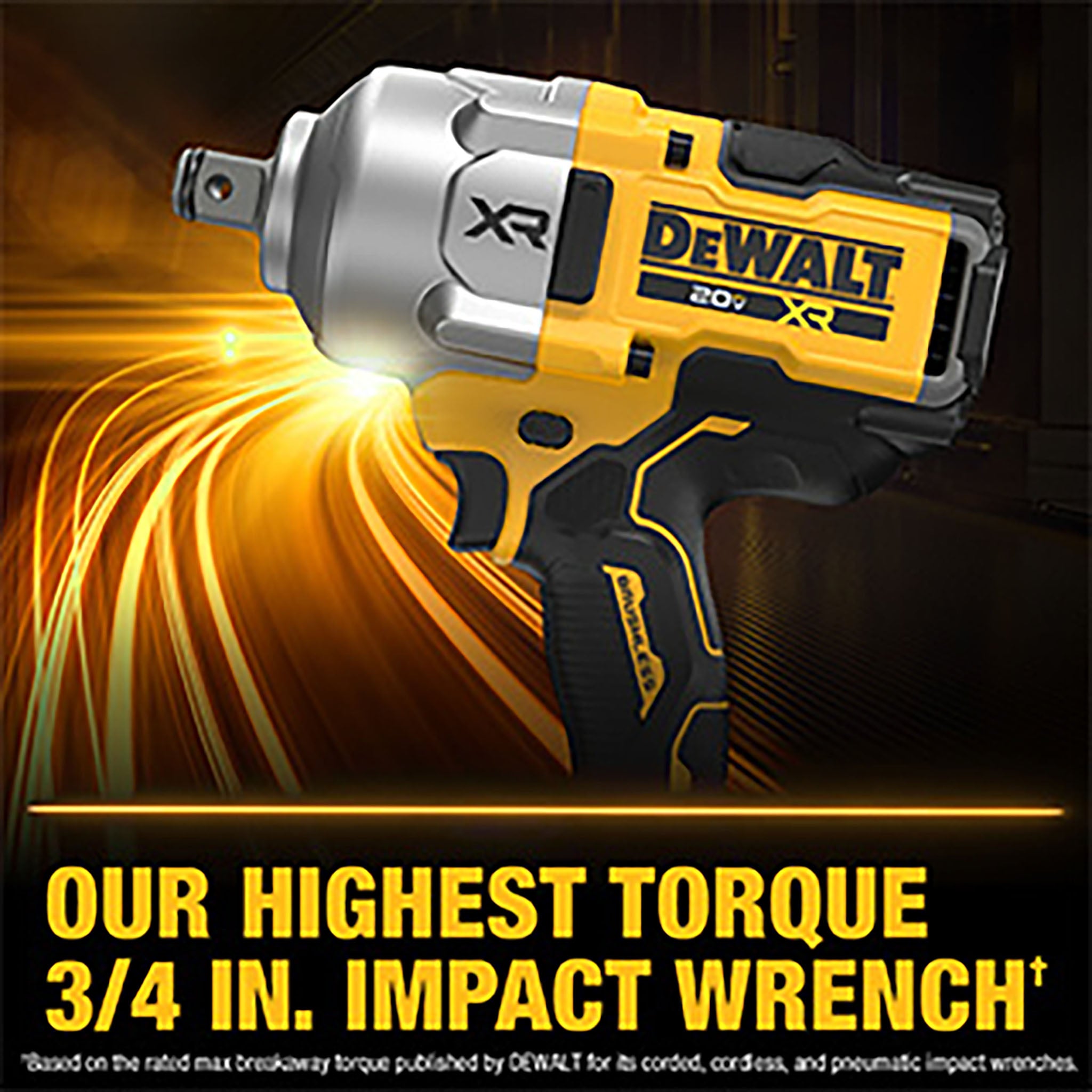 DEWALT DCF964B - 20V MAX XR 3/4" Impact Wrench, Hog Ring (Bare Tool)
