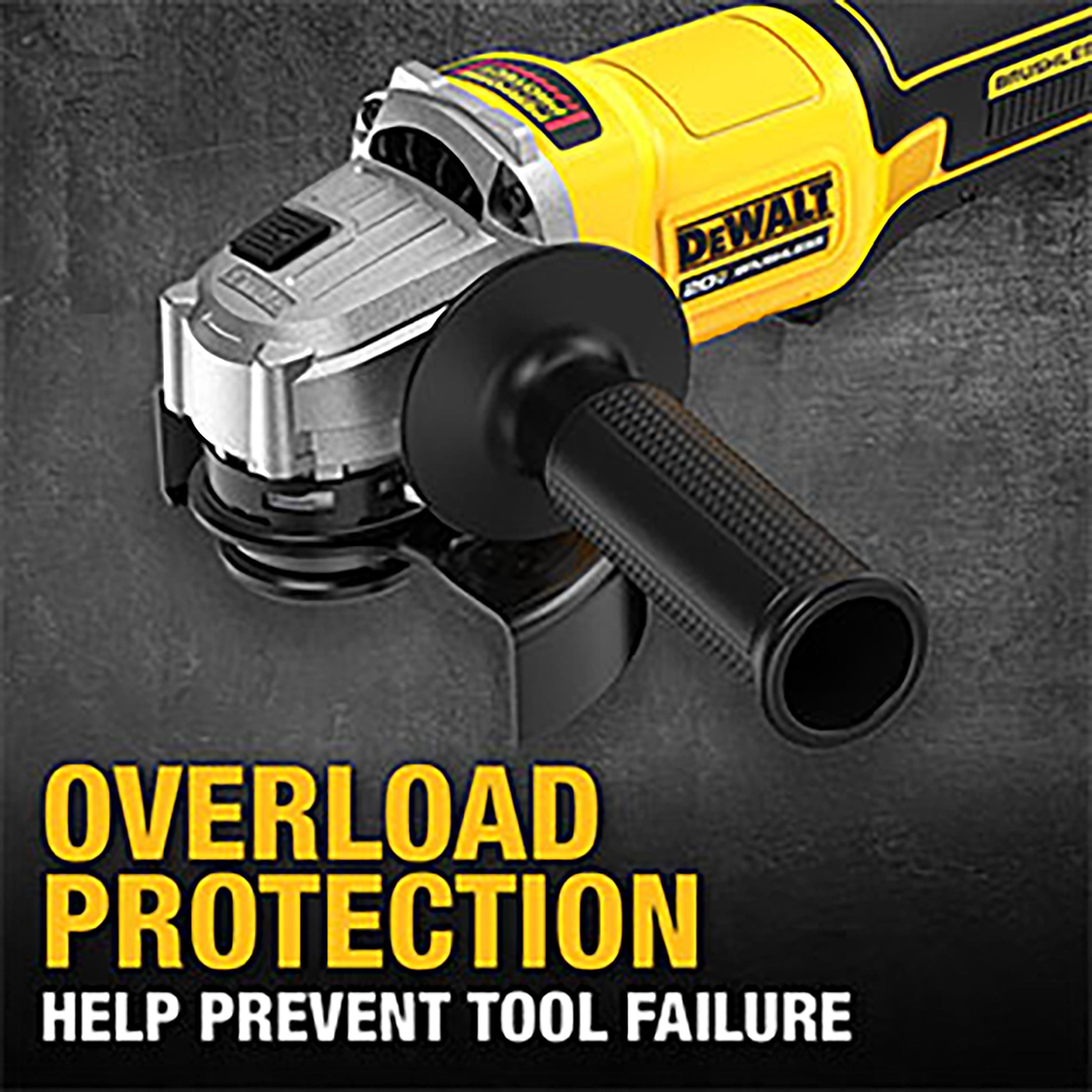 DEWALT DCG408B - 20V MAX Cordless Brushless 4 1/2-in. Paddle-Switch Angle Grinder (Tool Only)