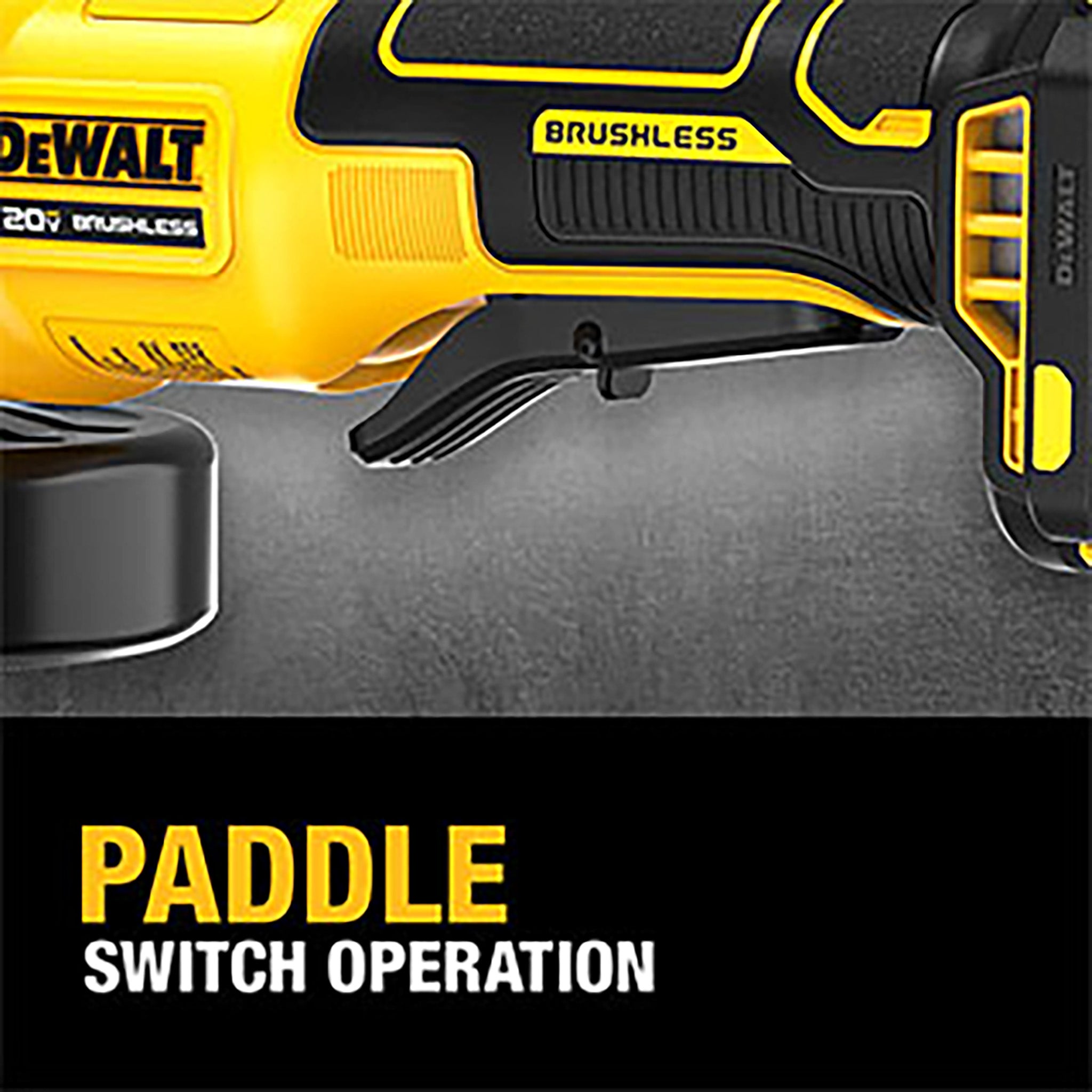 DEWALT DCG408B - 20V MAX Cordless Brushless 4 1/2-in. Paddle-Switch Angle Grinder (Tool Only)
