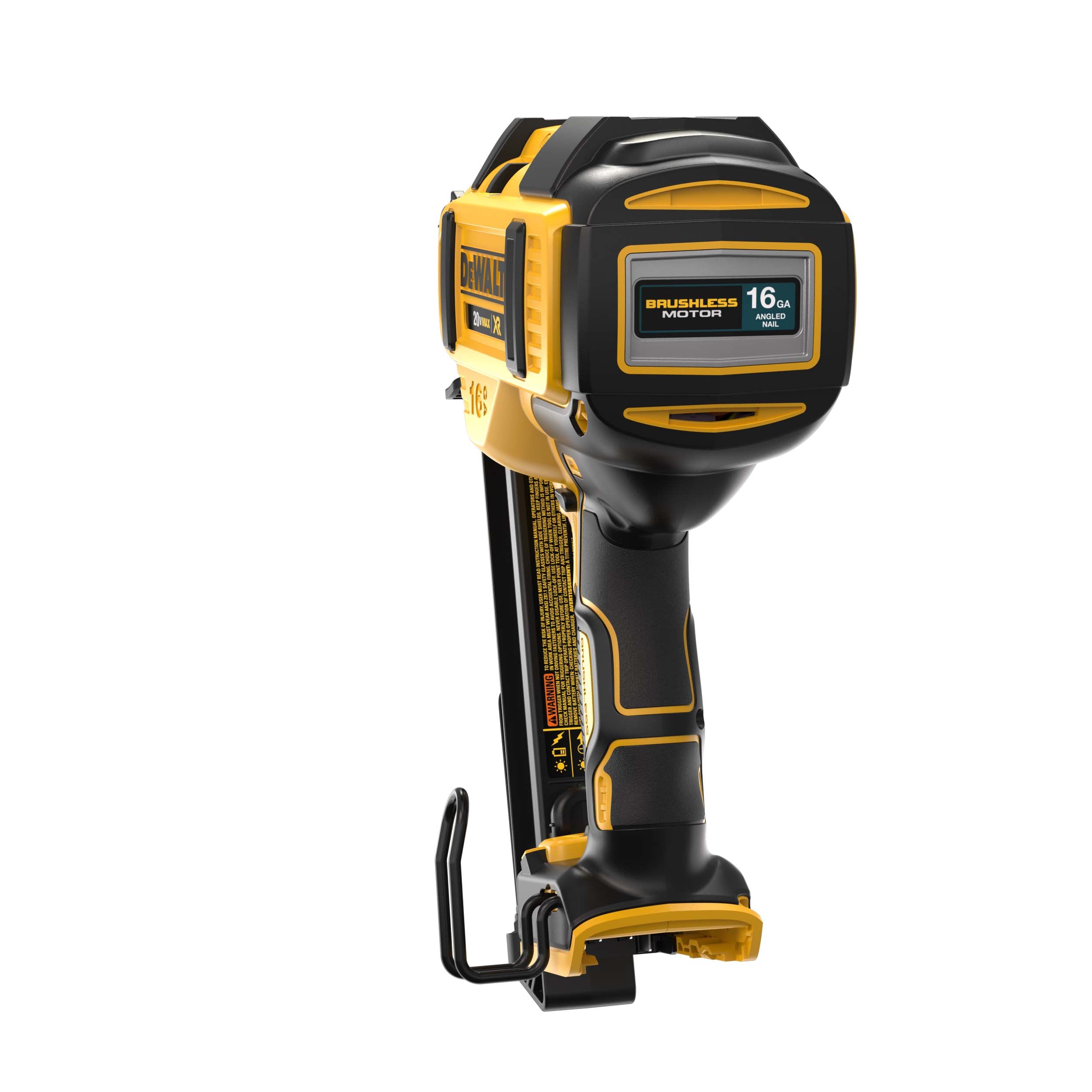 DEWALT DCN660B - 20V MAX XR Lithium-Ion Cordless Brushless 16-Gauge Angled Finish Nailer (Tool-Only)