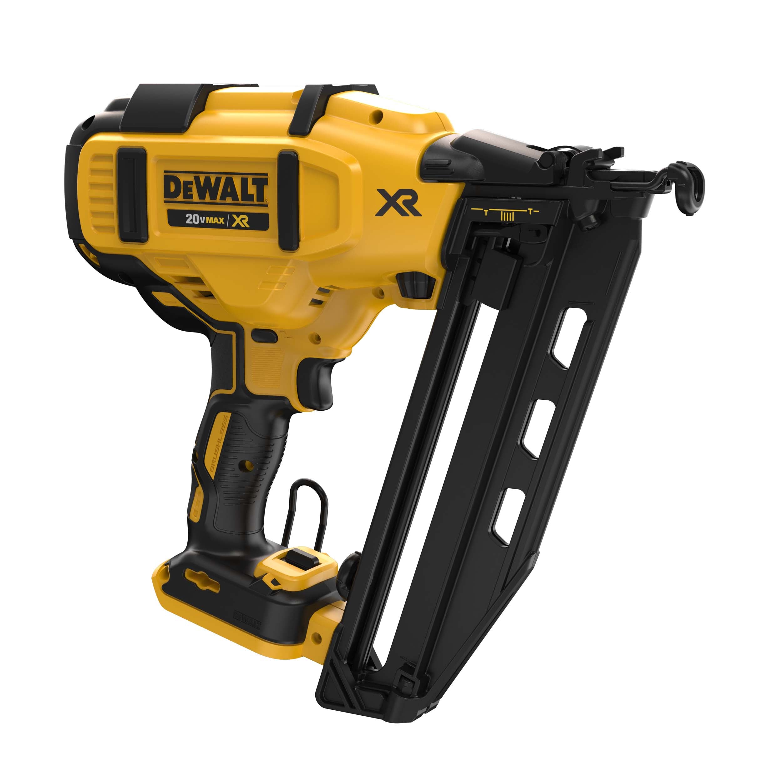 DEWALT DCN660B - 20V MAX XR Lithium-Ion Cordless Brushless 16-Gauge Angled Finish Nailer (Tool-Only)