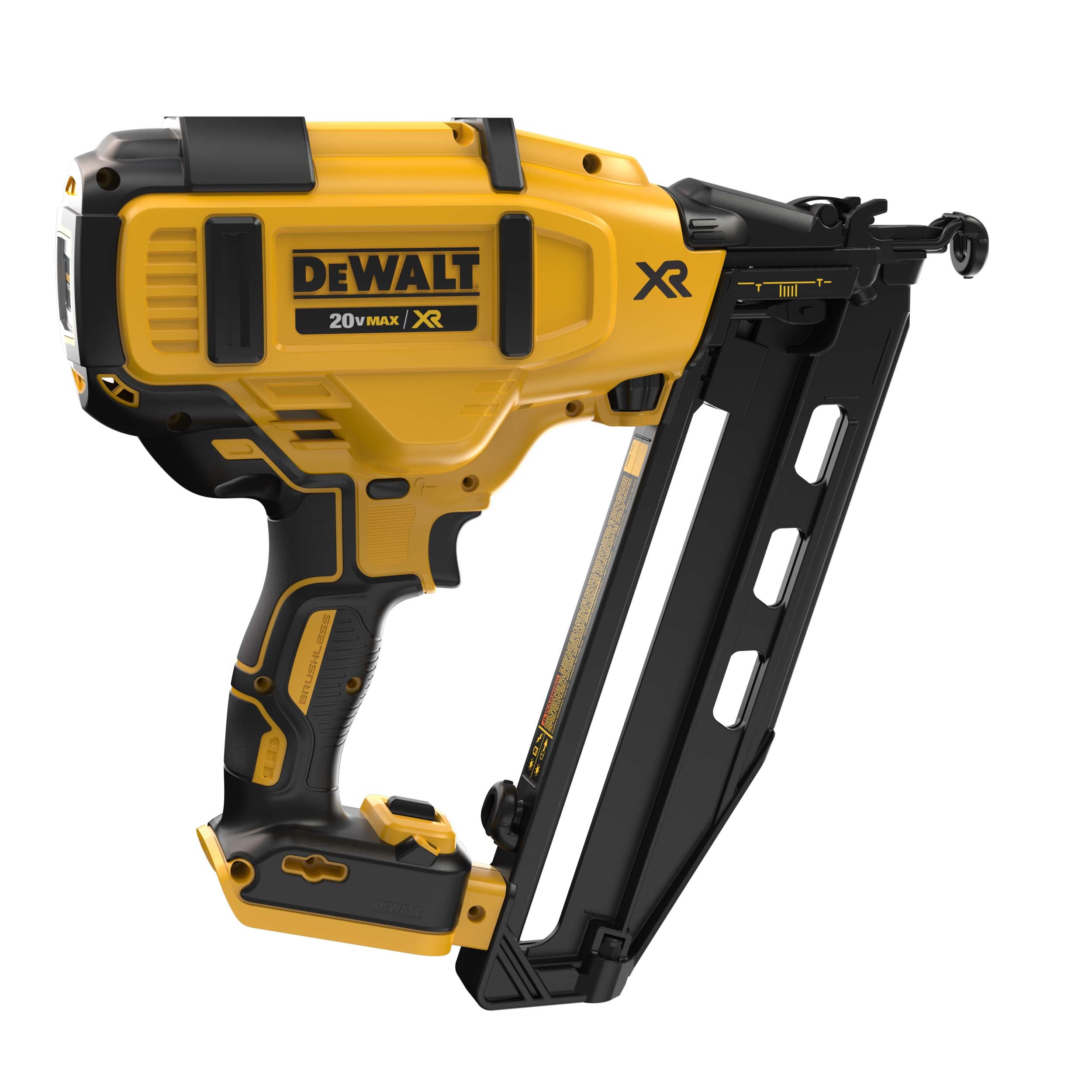 DEWALT DCN660B - 20V MAX XR Lithium-Ion Cordless Brushless 16-Gauge Angled Finish Nailer (Tool-Only)