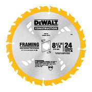 DEWALT DW3182 - 8-1/4" ATB Circular Saw Blade, 24-Tooth