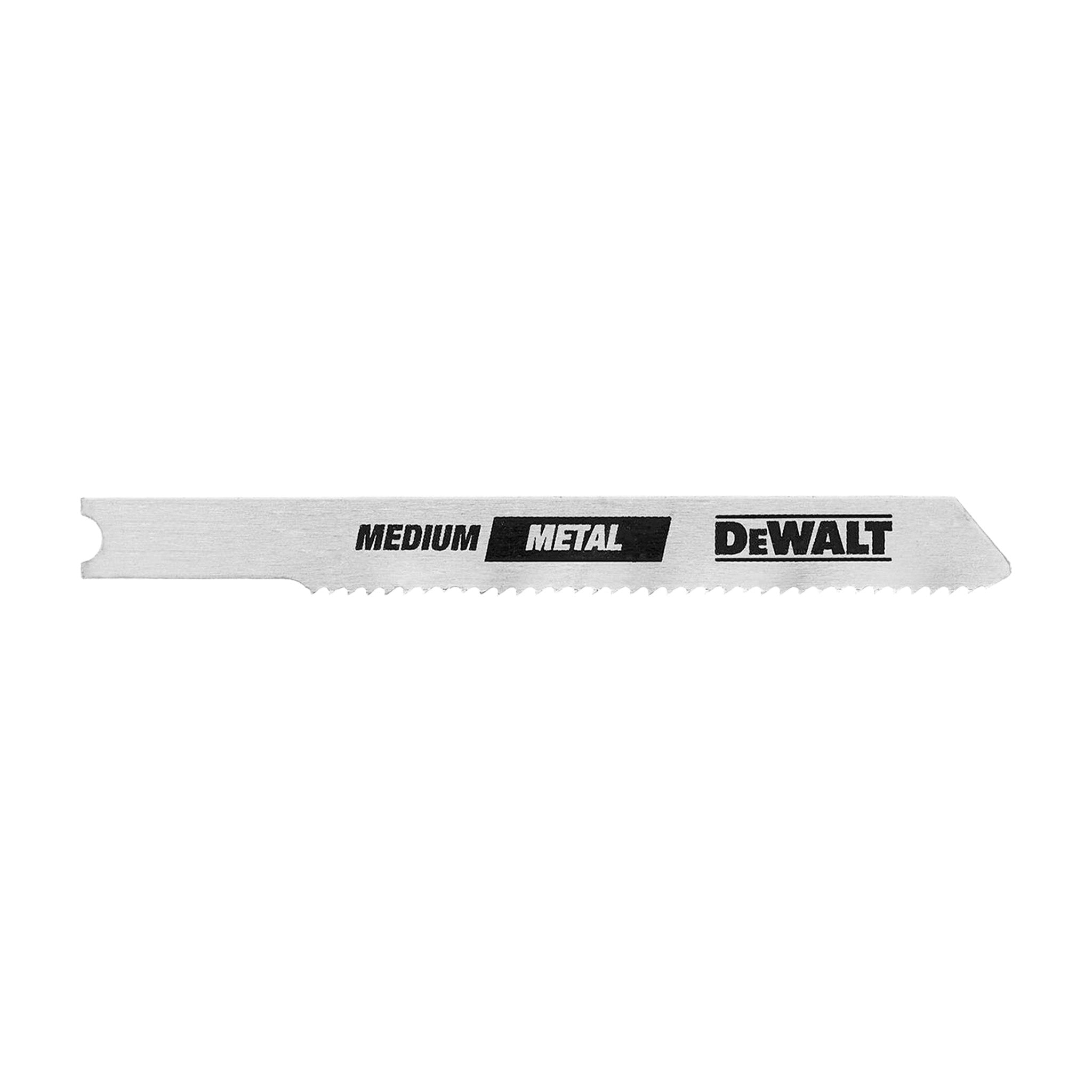 DEWALT DW3726-5 - 3" 24-TPI Metal Cut U-Shank Jigsaw Blades (5-Pack)