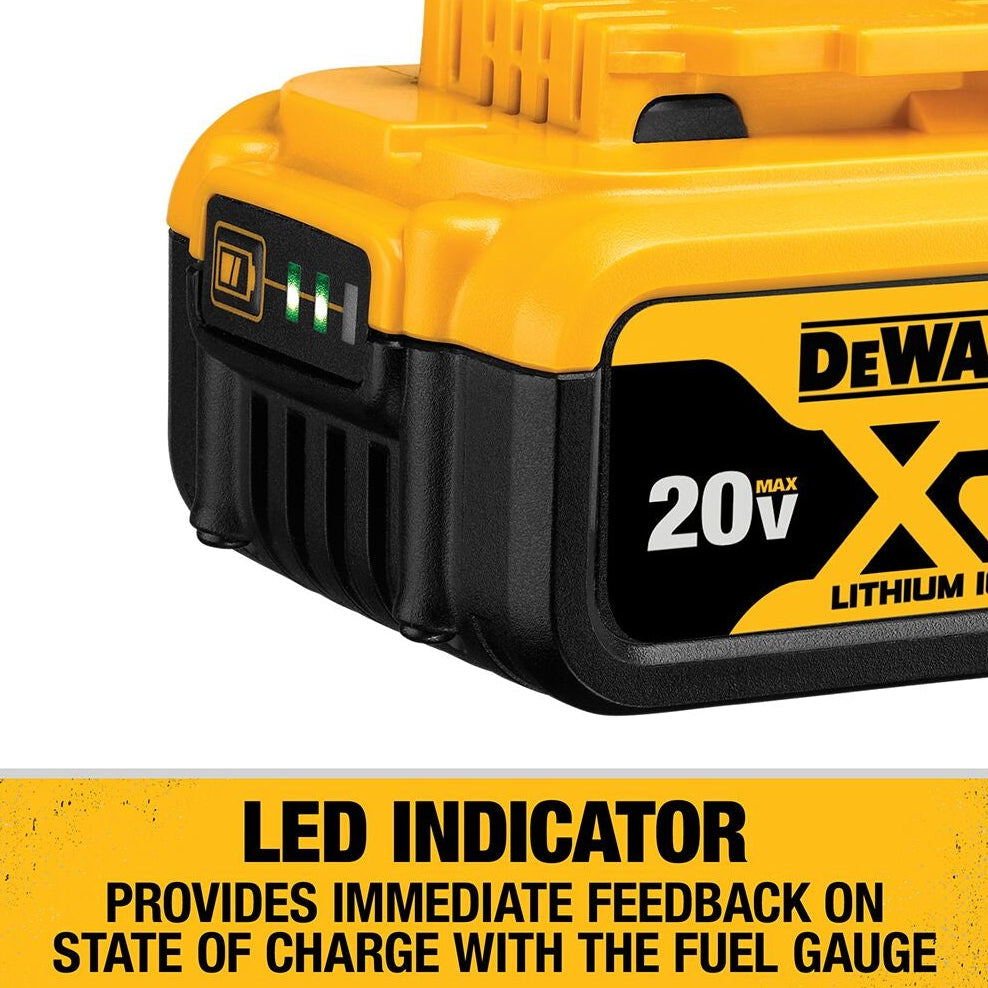 DEWALT DCB205C - 20V MAX XR Lithium-Ion 5.0 Ah Battery and Charger Kit