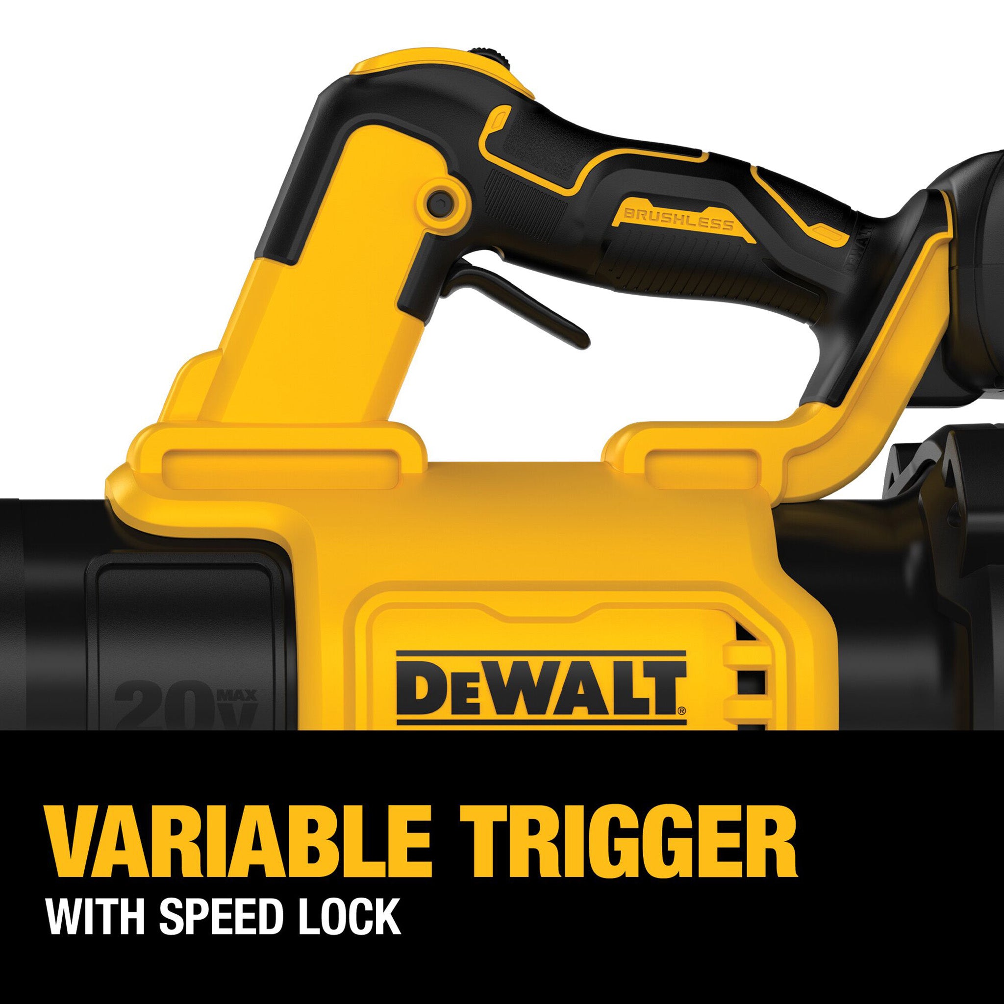 DEWALT DCBL722P1 - 20V MAX XR Lithium-Ion Cordless Brushless Handheld Leaf Blower with 5Ah Battery and Charger