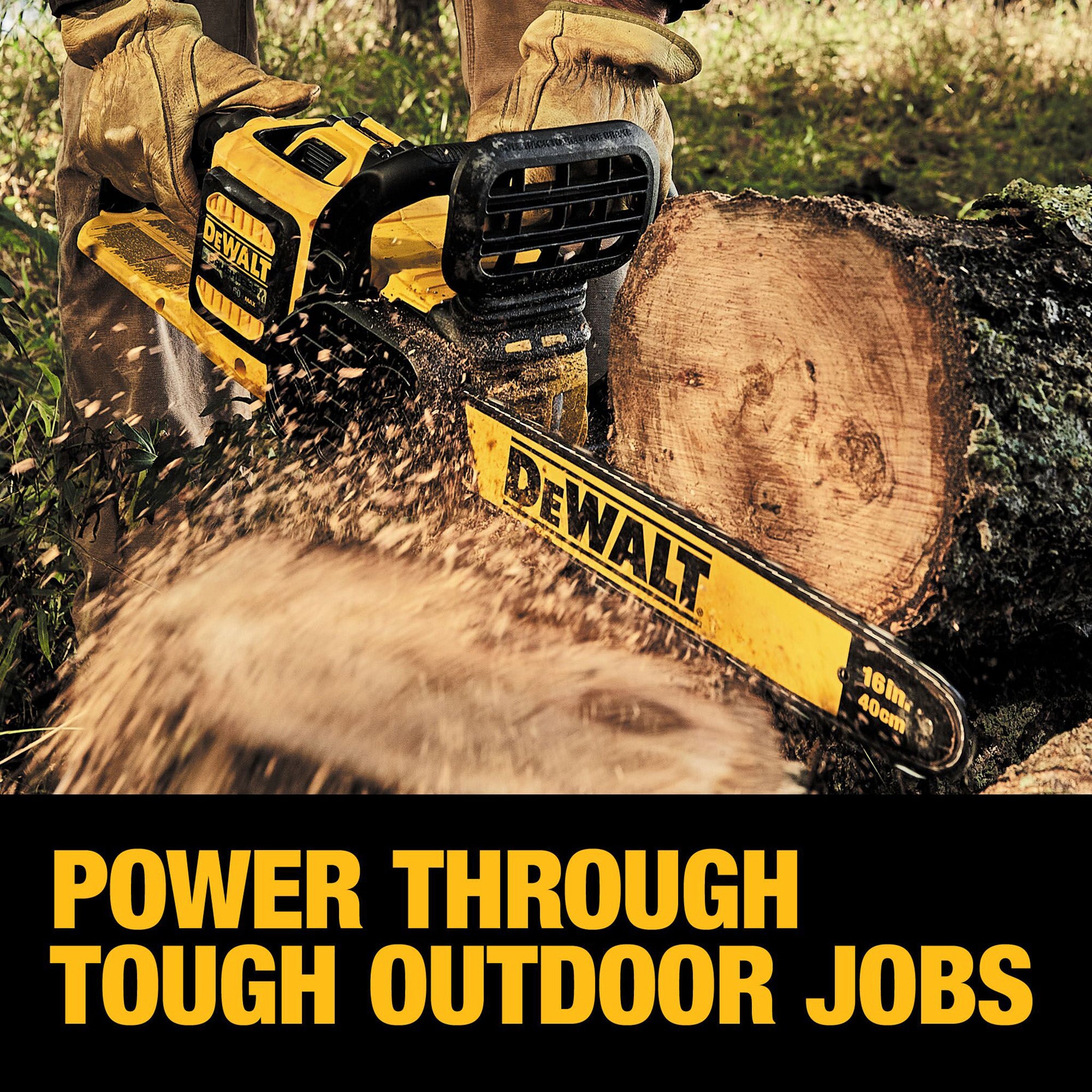 DEWALT DCCS670X1 – Trousse de tronçonneuse sans fil sans balai au lithium-ion 60 V MAX FLEXVOLT de 40,6 cm avec batterie de 9 Ah et chargeur