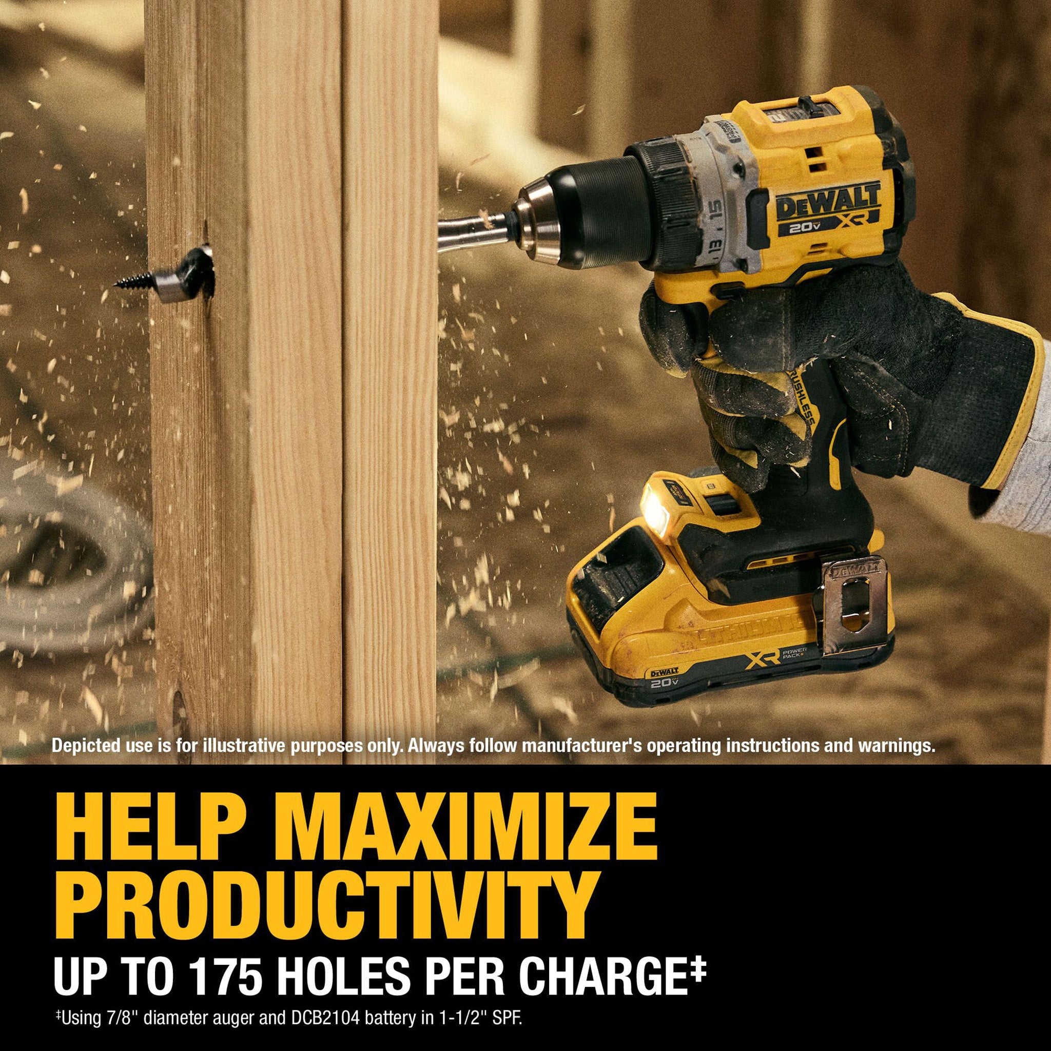 DEWALT DCB2104 - 20V MAX XR POWERPACK 4.0 AH Tabless Battery