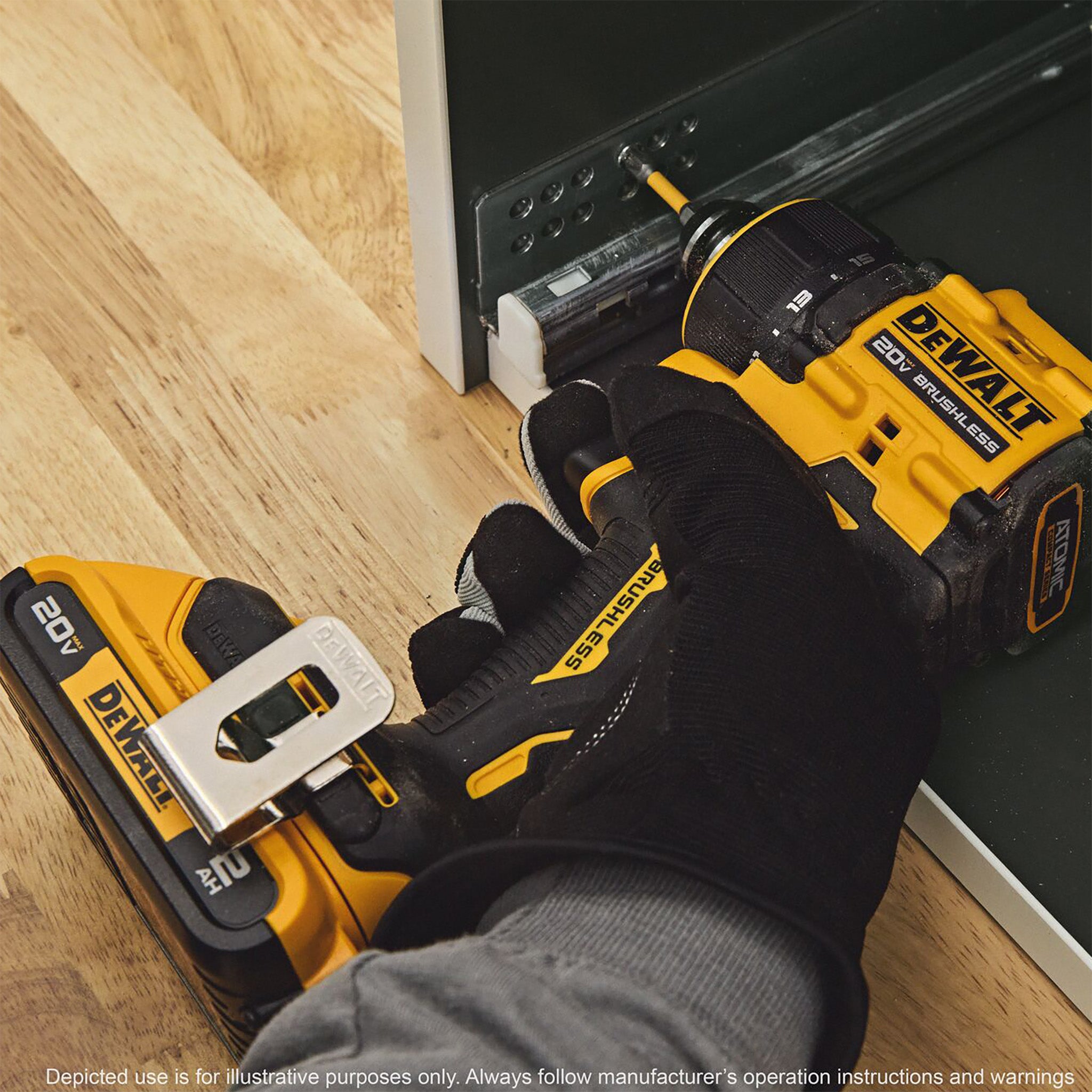 DEWALT DCD803B - Perceuse-visseuse multi-têtes sans fil 20V MAX ATOMIC (outil seul)