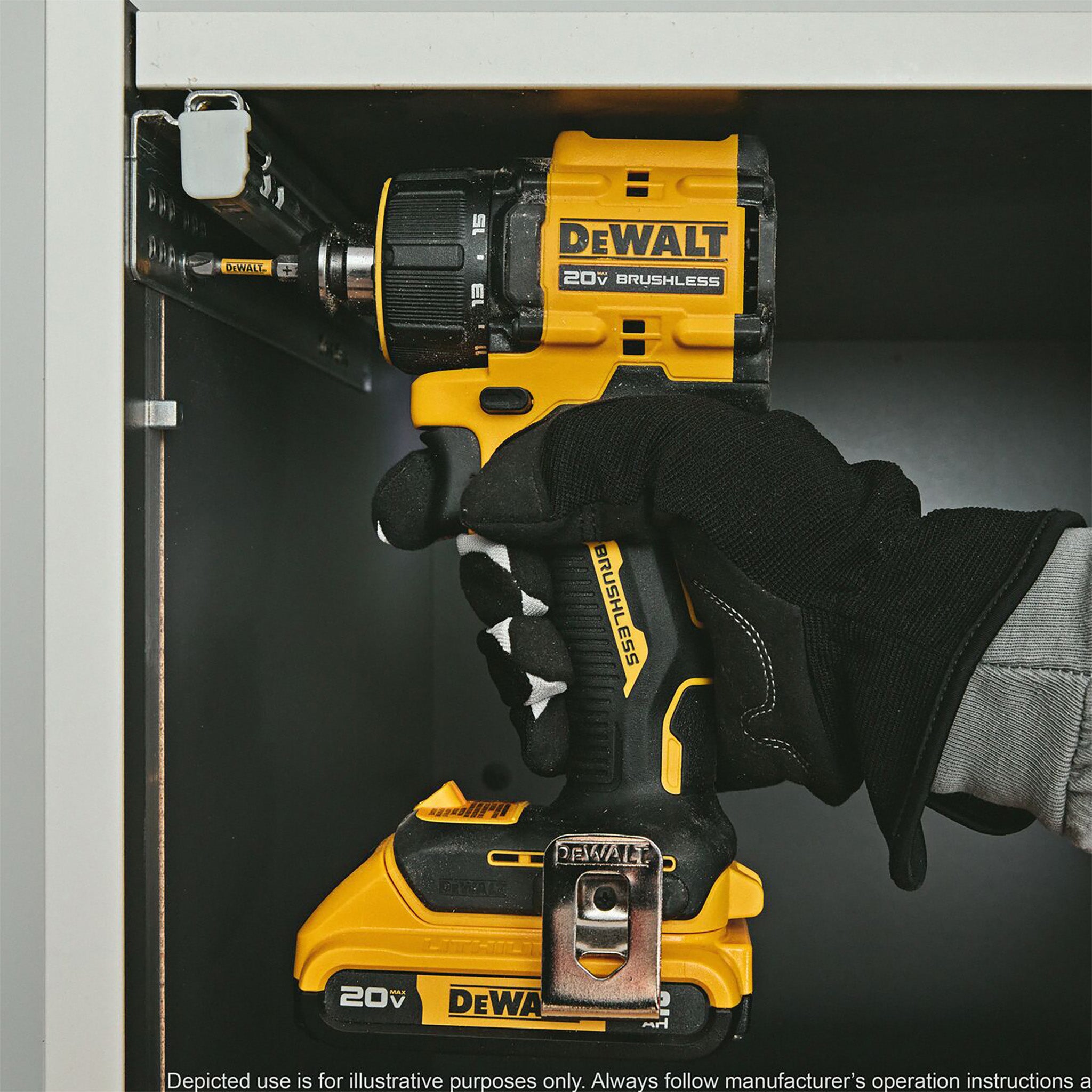 DEWALT DCD803B - Perceuse-visseuse multi-têtes sans fil 20V MAX ATOMIC (outil seul)