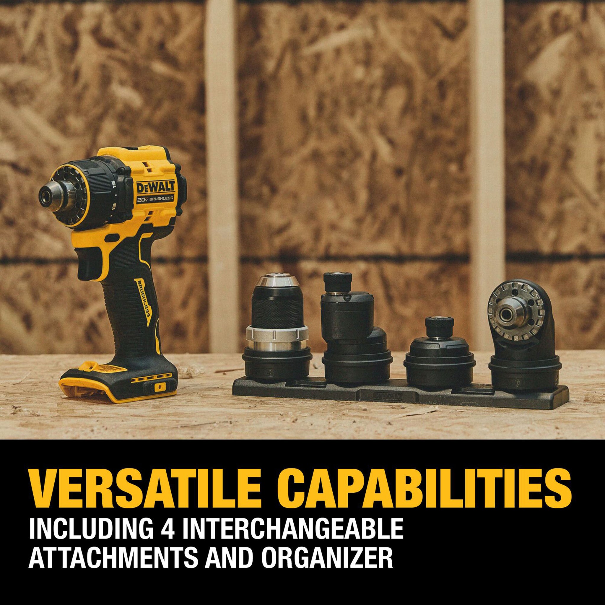 DEWALT DCD803B - Perceuse-visseuse multi-têtes sans fil 20V MAX ATOMIC (outil seul)