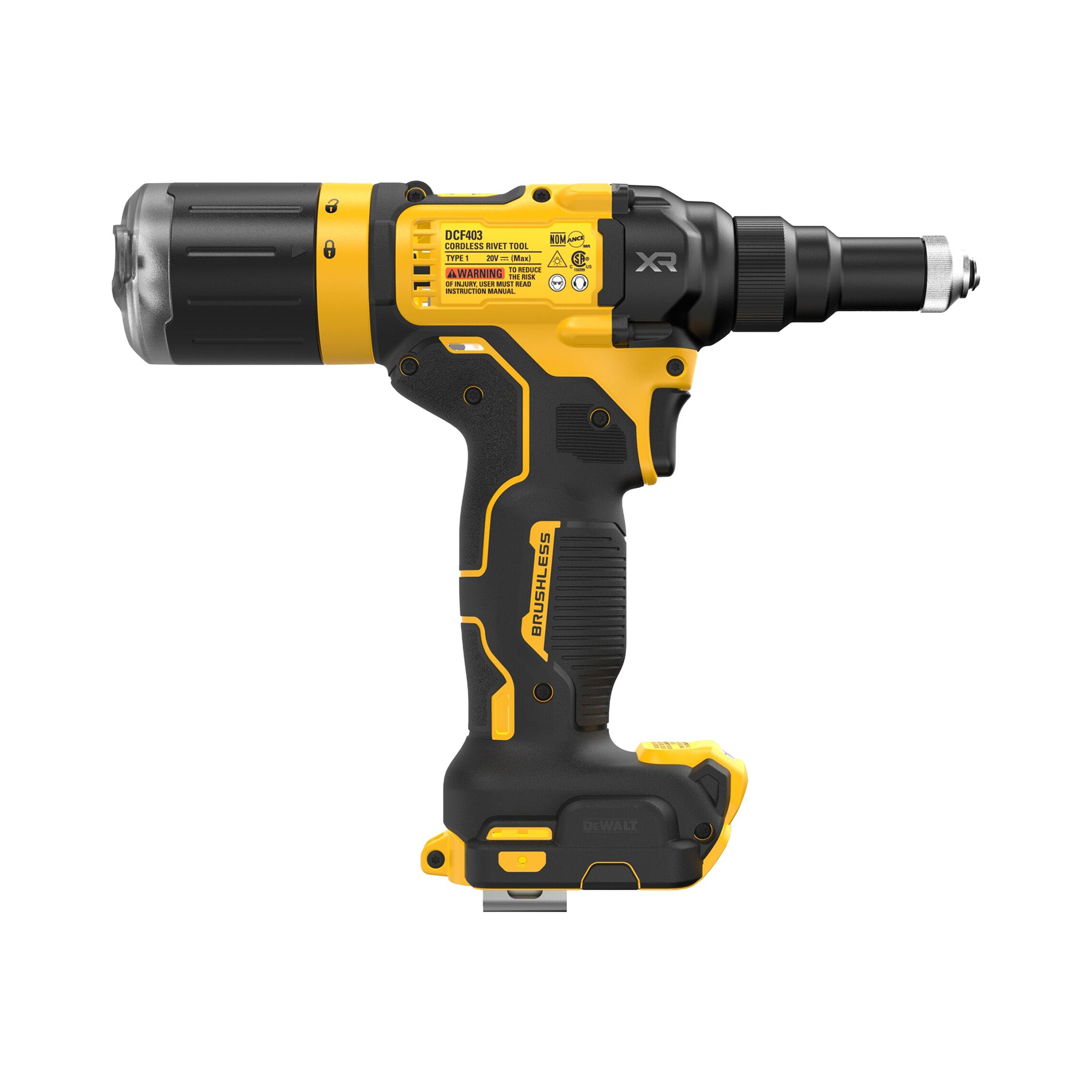 DEWALT DCF403B - 20V MAX XR Brushless Cordless 3/16 in. Rivet Tool (Tool Only)