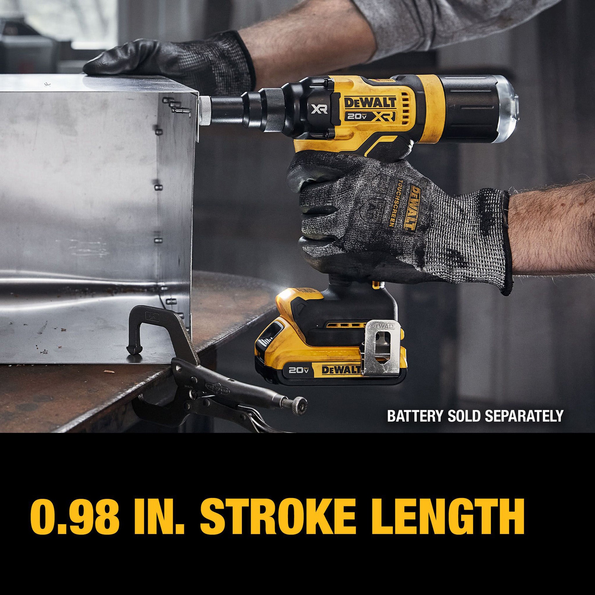 DEWALT DCF403B - 20V MAX XR Brushless Cordless 3/16 in. Rivet Tool (Tool Only)