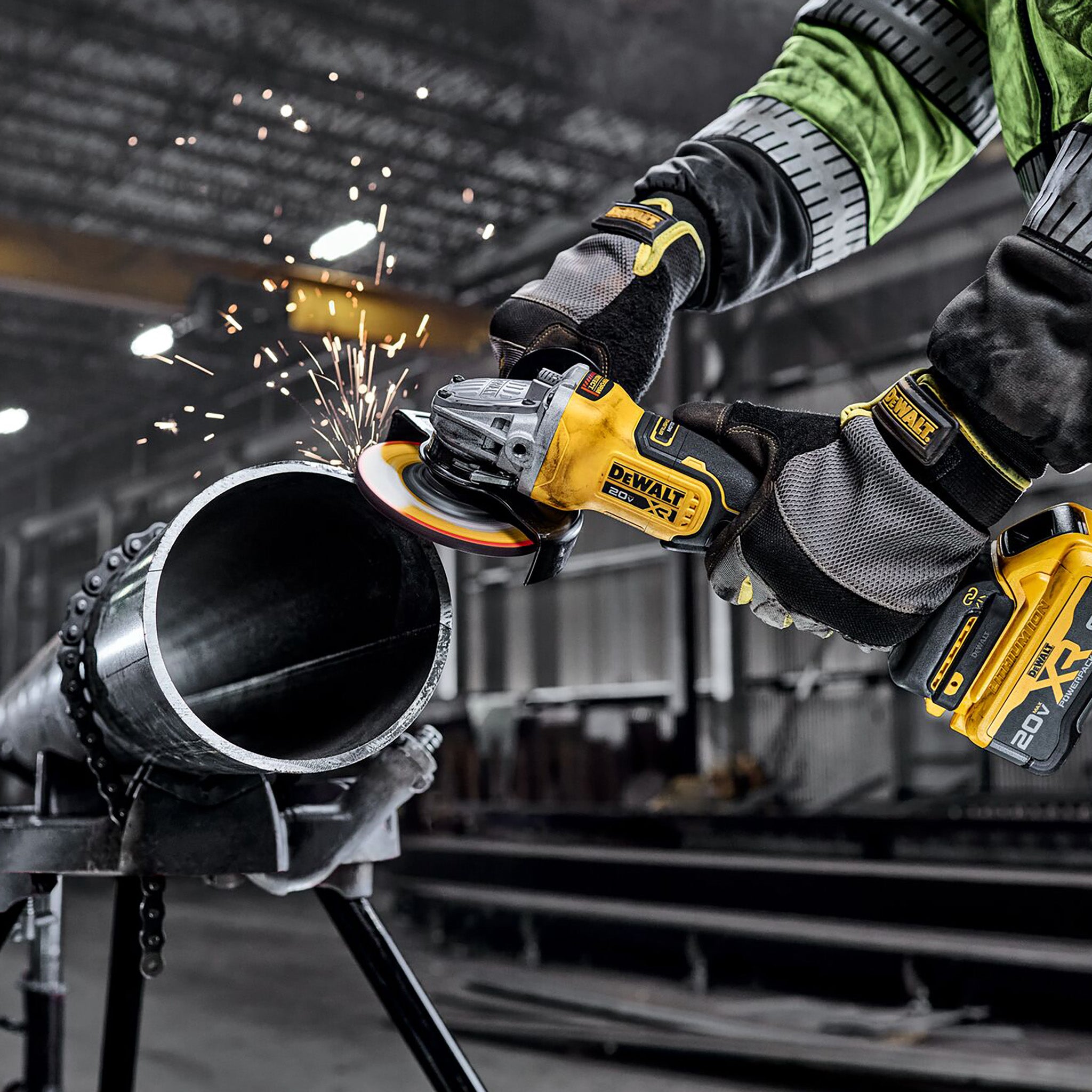 DEWALT DCG410VSB - 20V MAX XR Cordless Brushless 4-1/2 to 5 in. Die Paddle Switch Grinder, Variable Speed (Tool Only)