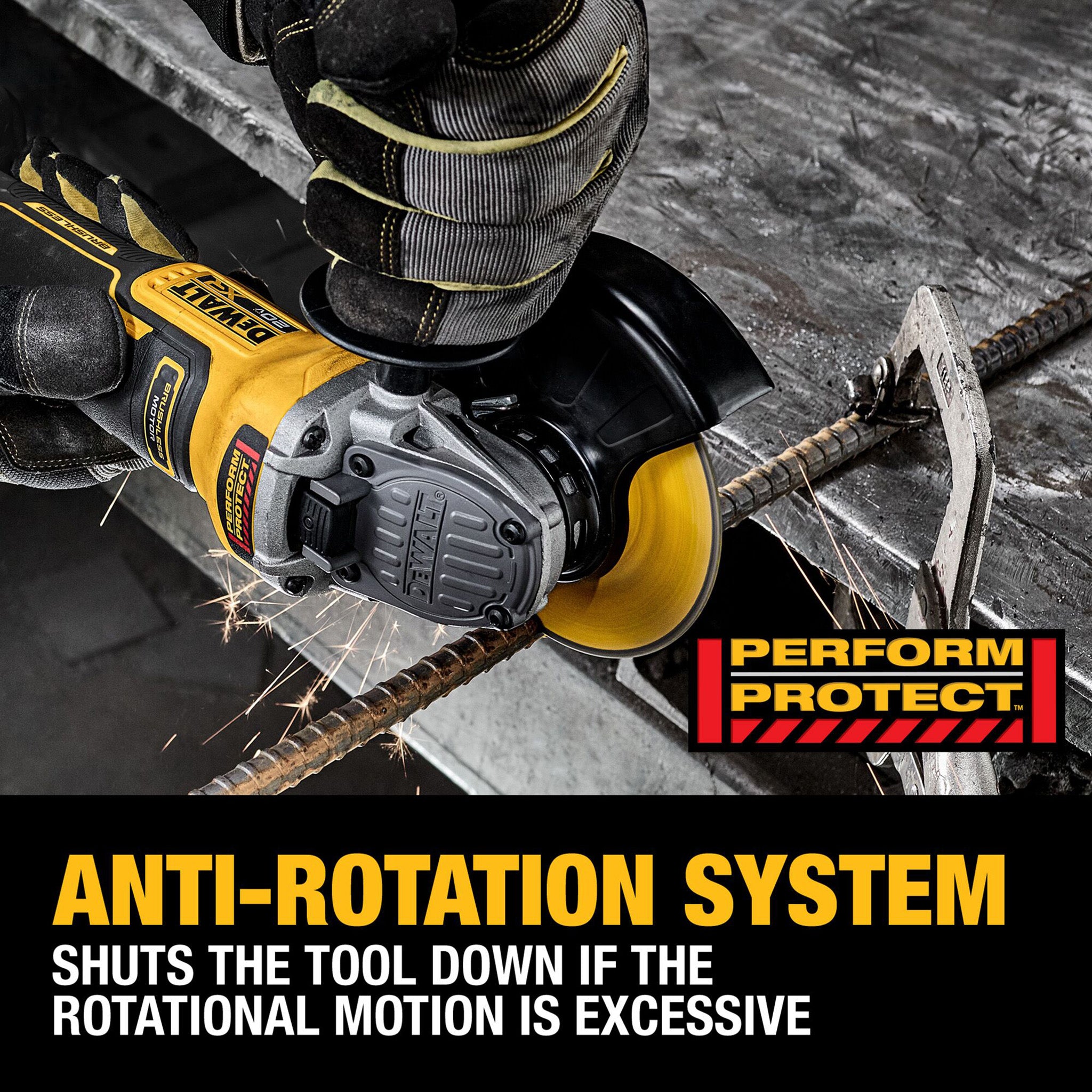 DEWALT DCG410VSB - 20V MAX XR Cordless Brushless 4-1/2 to 5 in. Die Paddle Switch Grinder, Variable Speed (Tool Only)