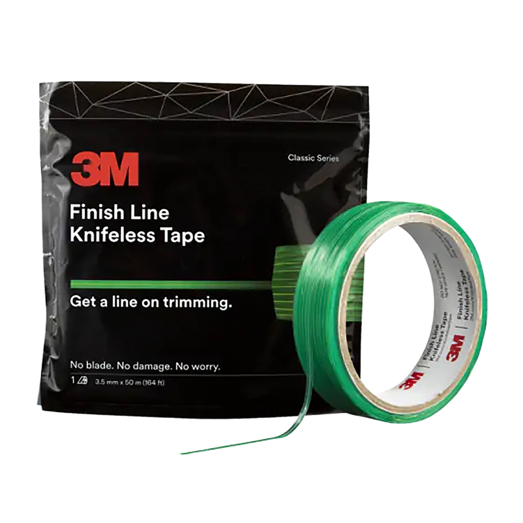 3M KTS-FL2 - Finish Line Knifeless Tape, Green, 3.5mm x 10m - 7100104852