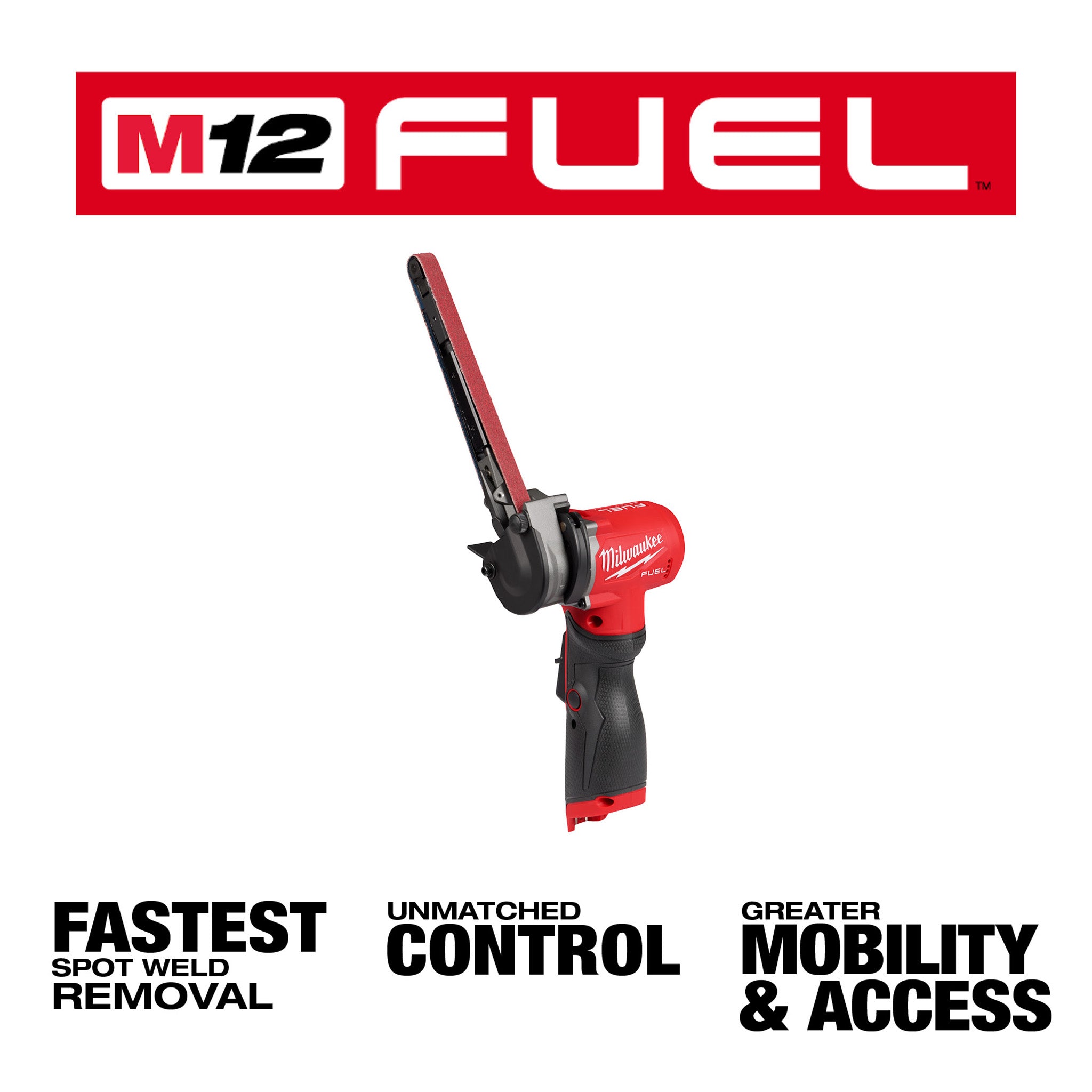 Milwaukee 2482-20 - M12 FUEL Band File 1/2" x 18" (Tool Only)