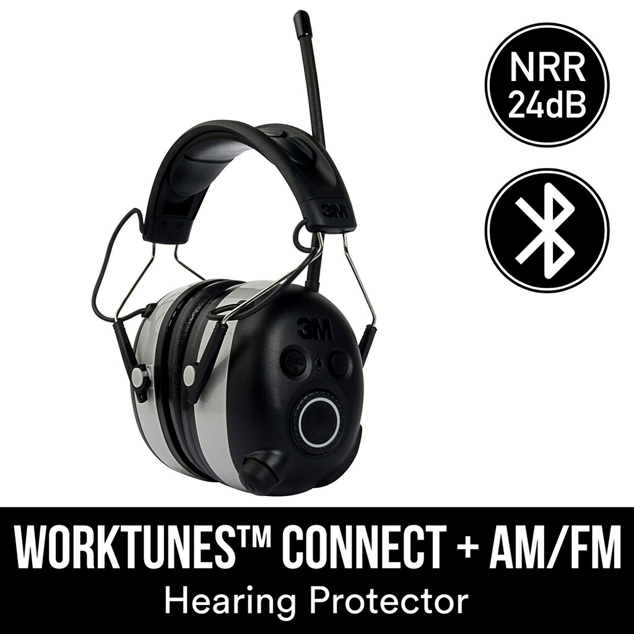 3M WorkTunes - Bluetooth Hearing Protection w/ AM/FM Radio